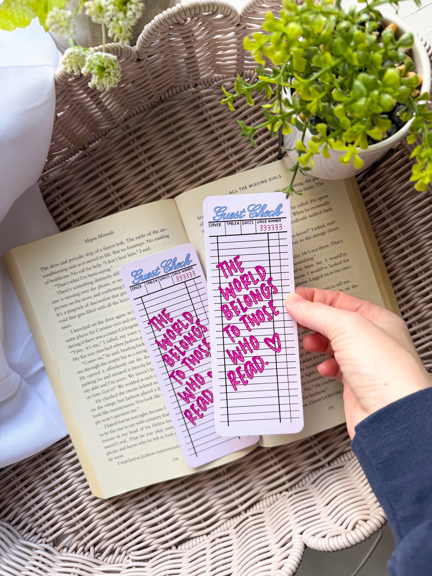 The World Belongs To Those Who Read Bookmark (Guest Check #2)