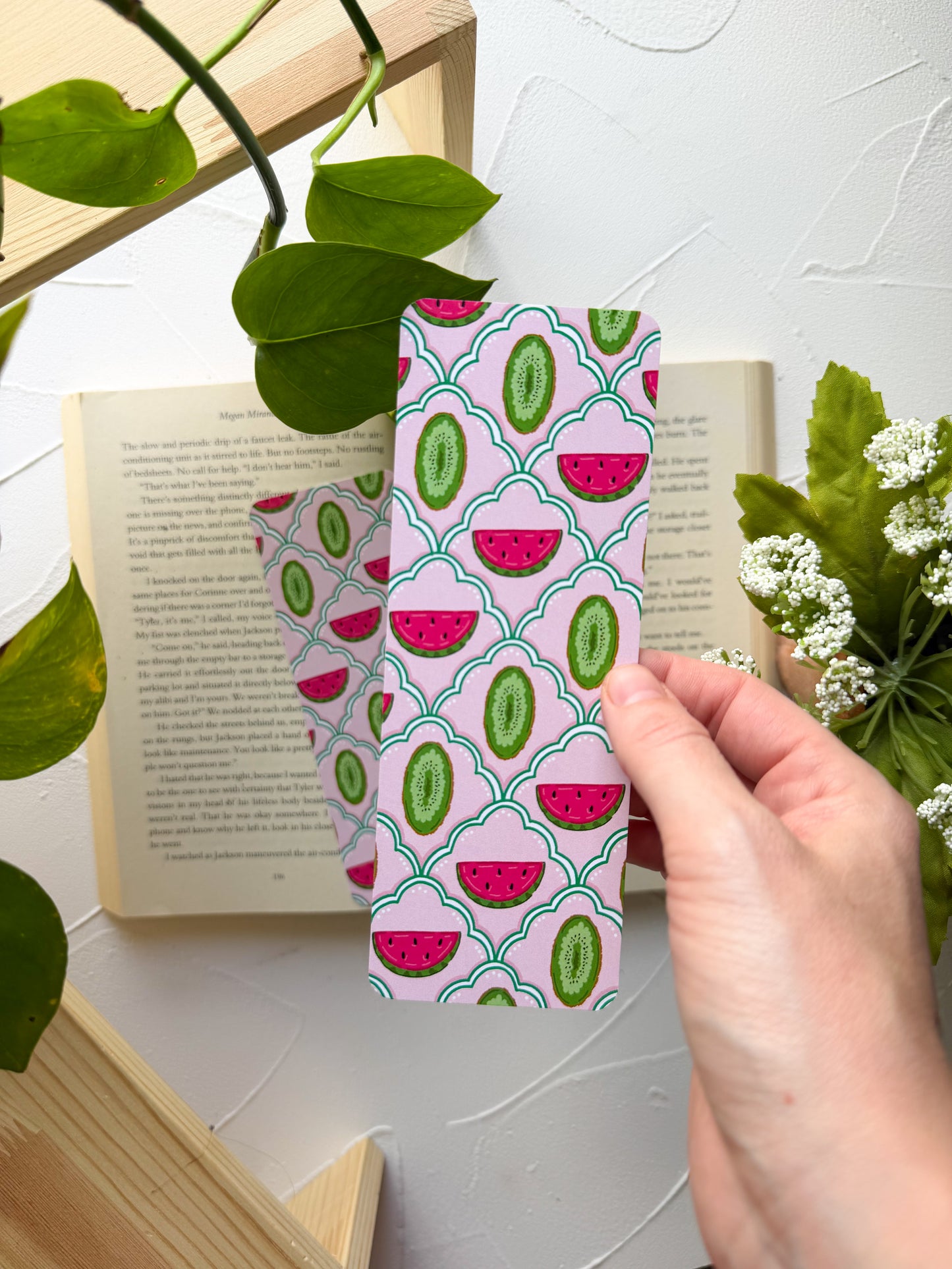 Watermelon Kiwi Bookmark