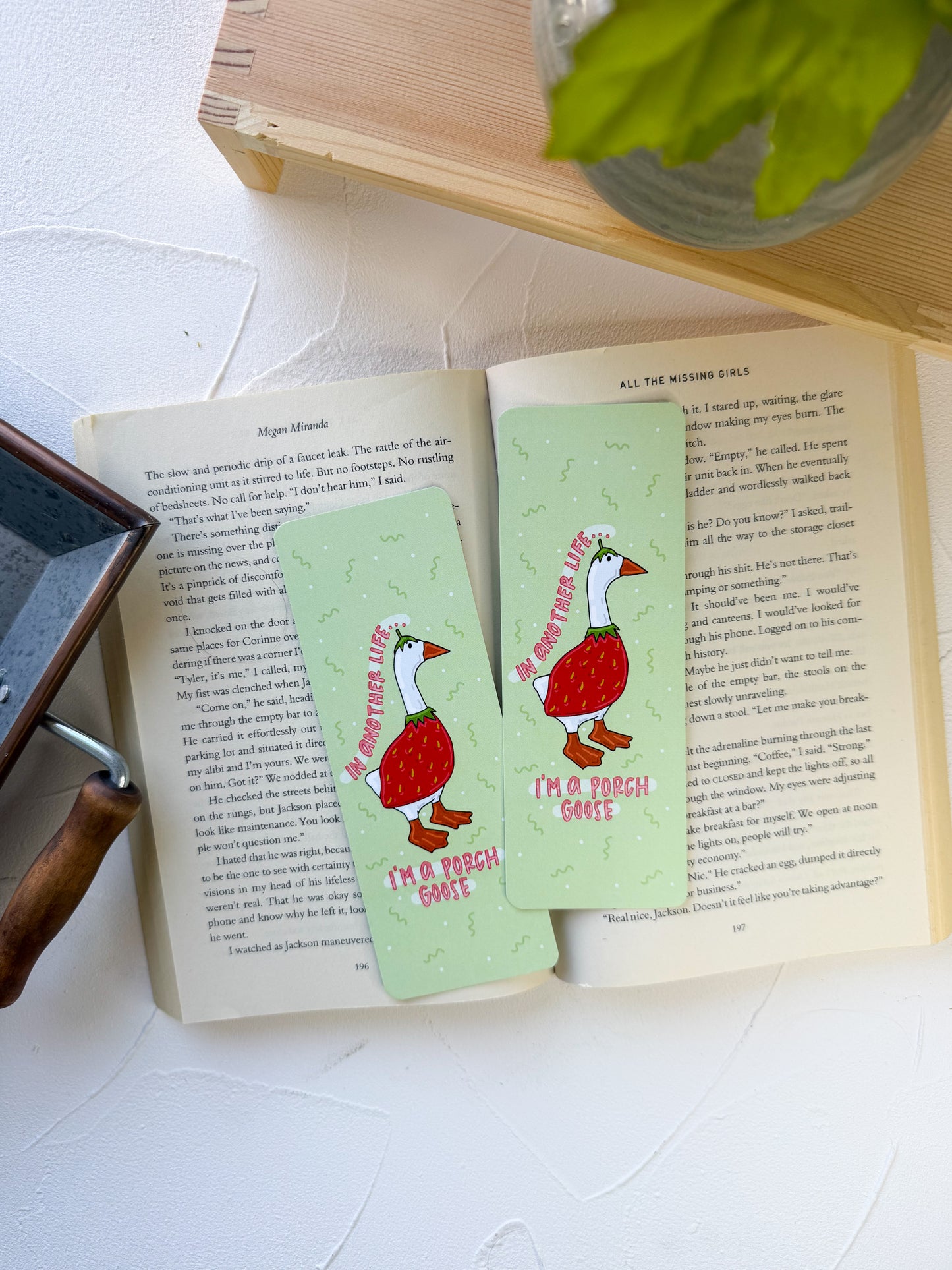 Porch Goose Bookmark