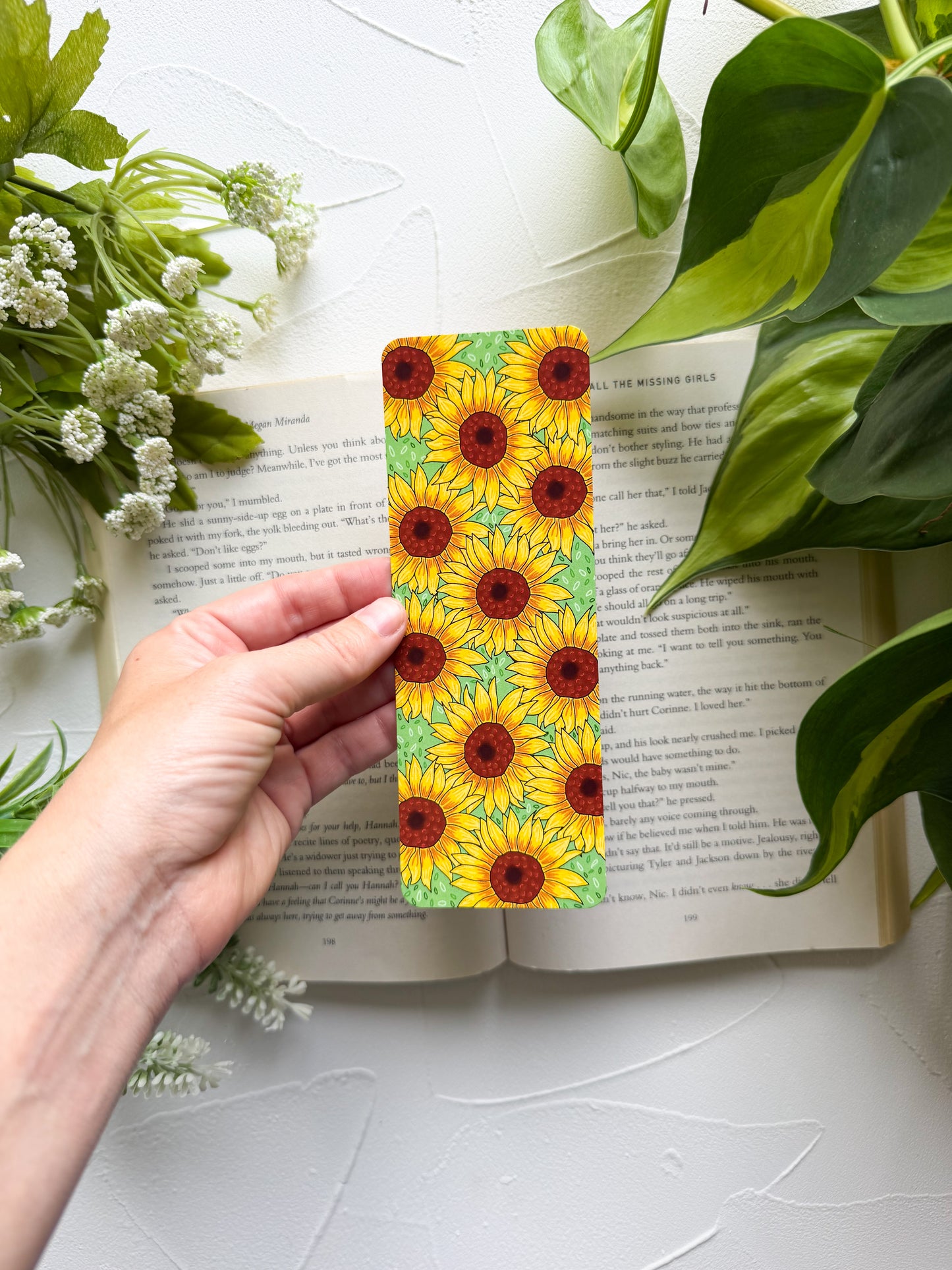 Late Summer Sunflowers Bookmark