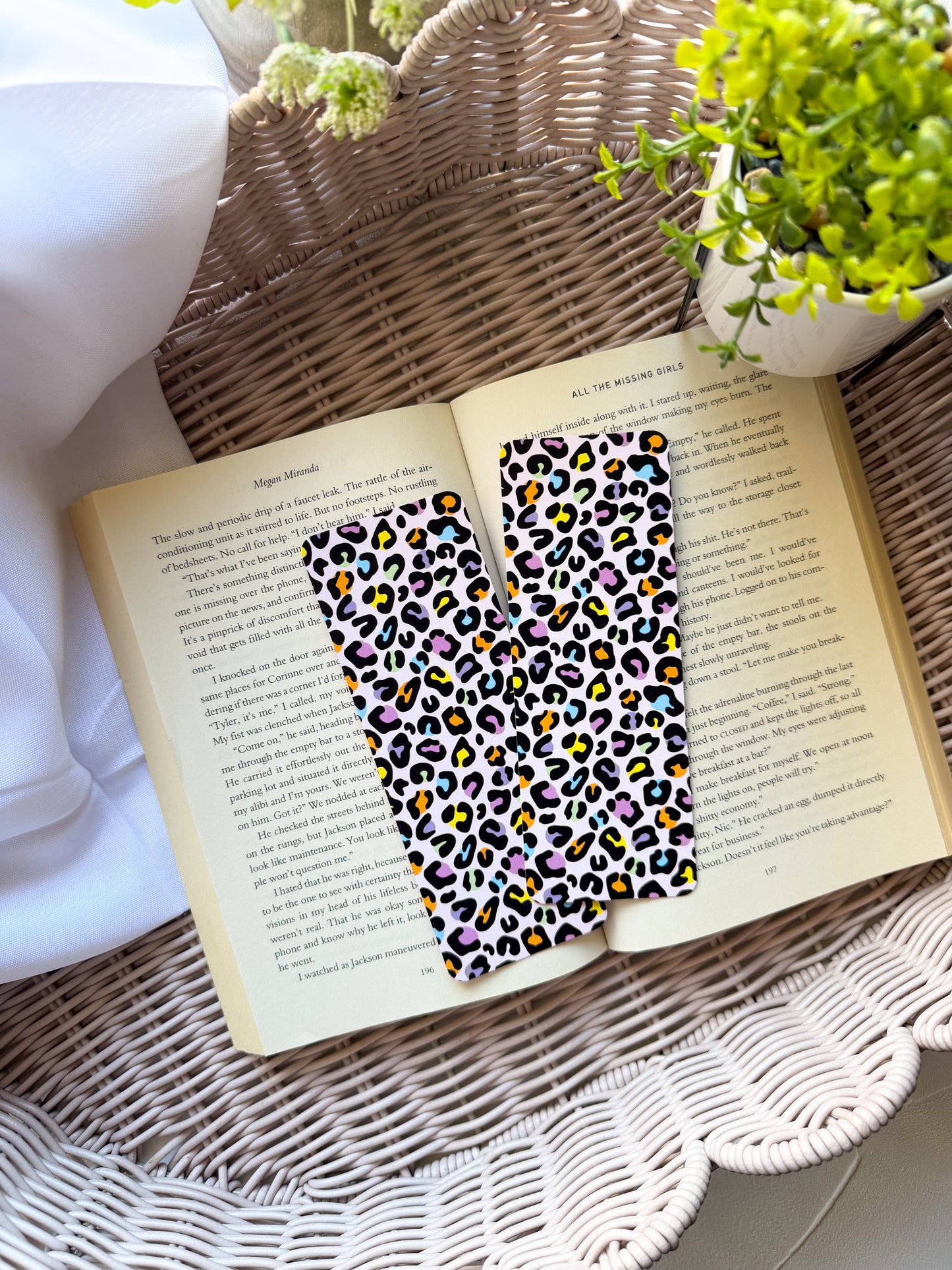 Nostalgic Frank Inspired Leopard Bookmark