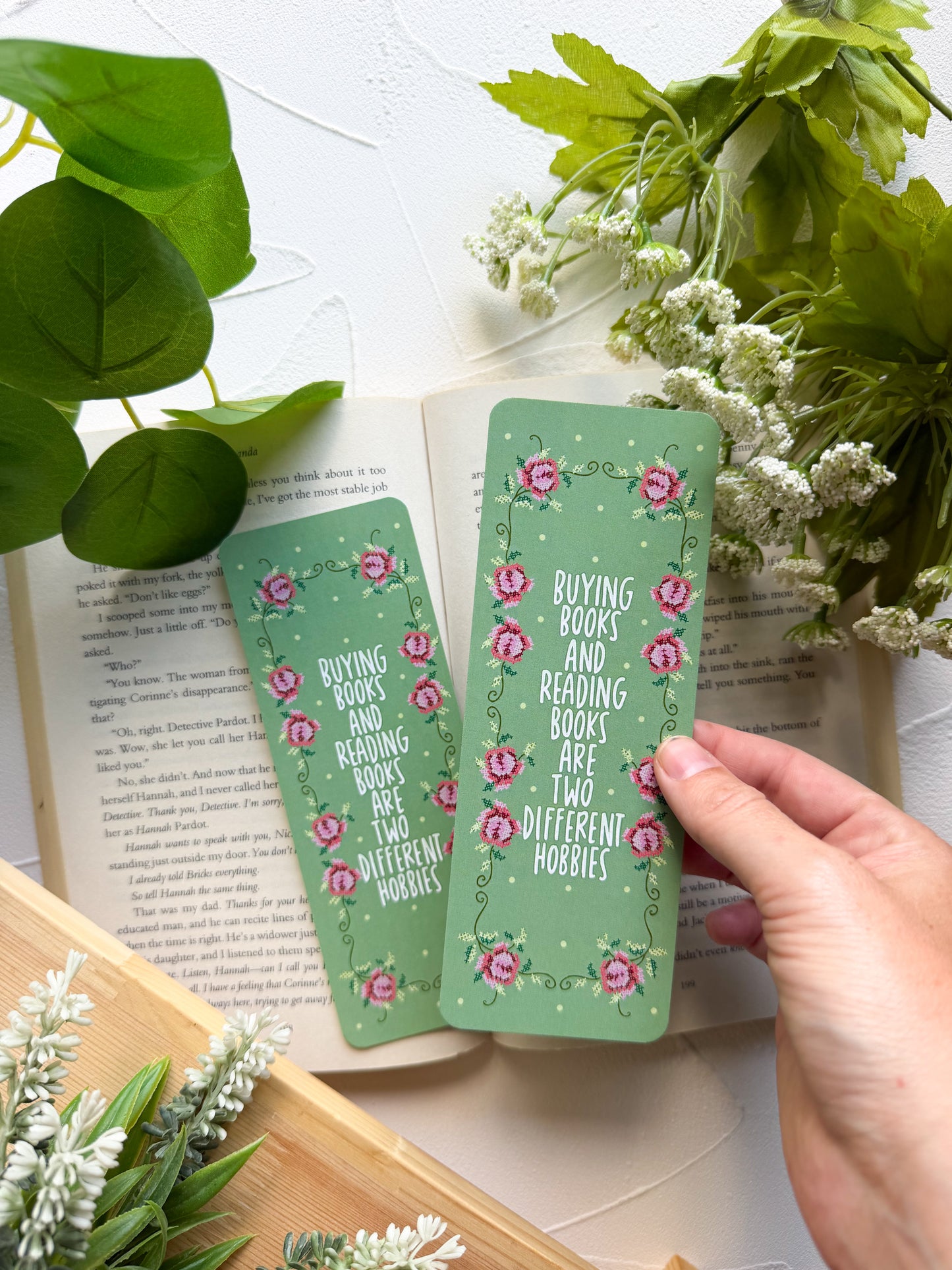 Reading Books & Buying Books Bookmark