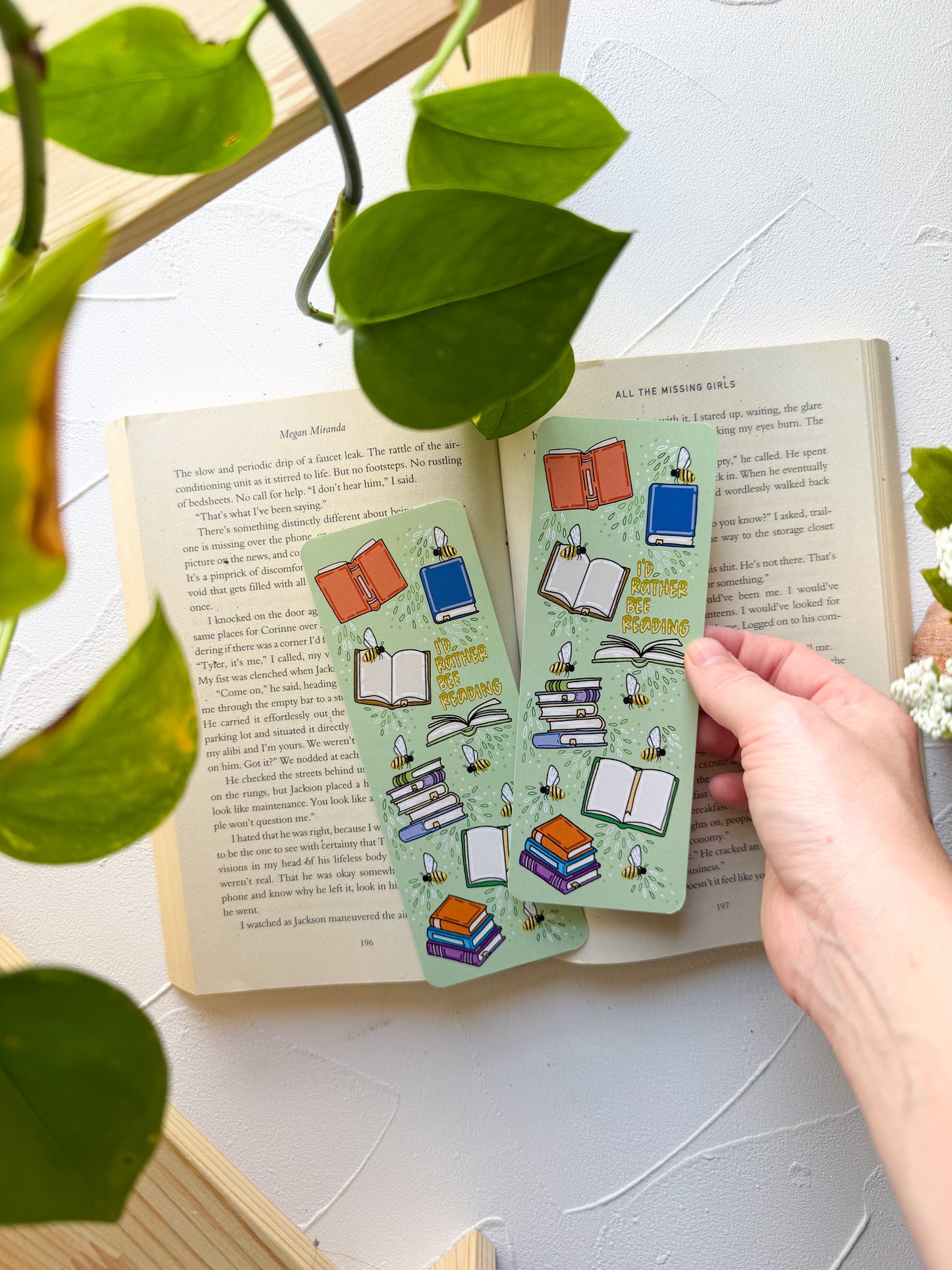I'd Rather BEE Reading Bookmark