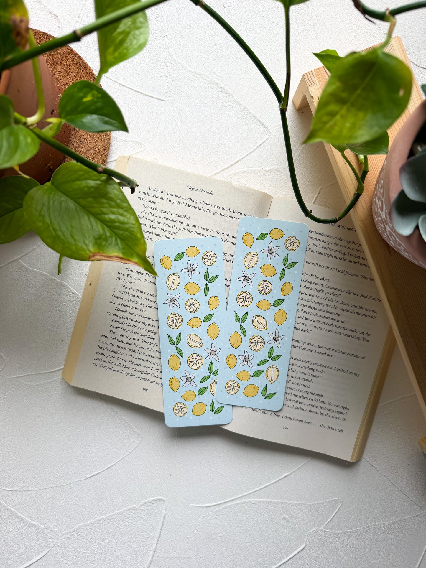 Lemon Blossom Bookmark