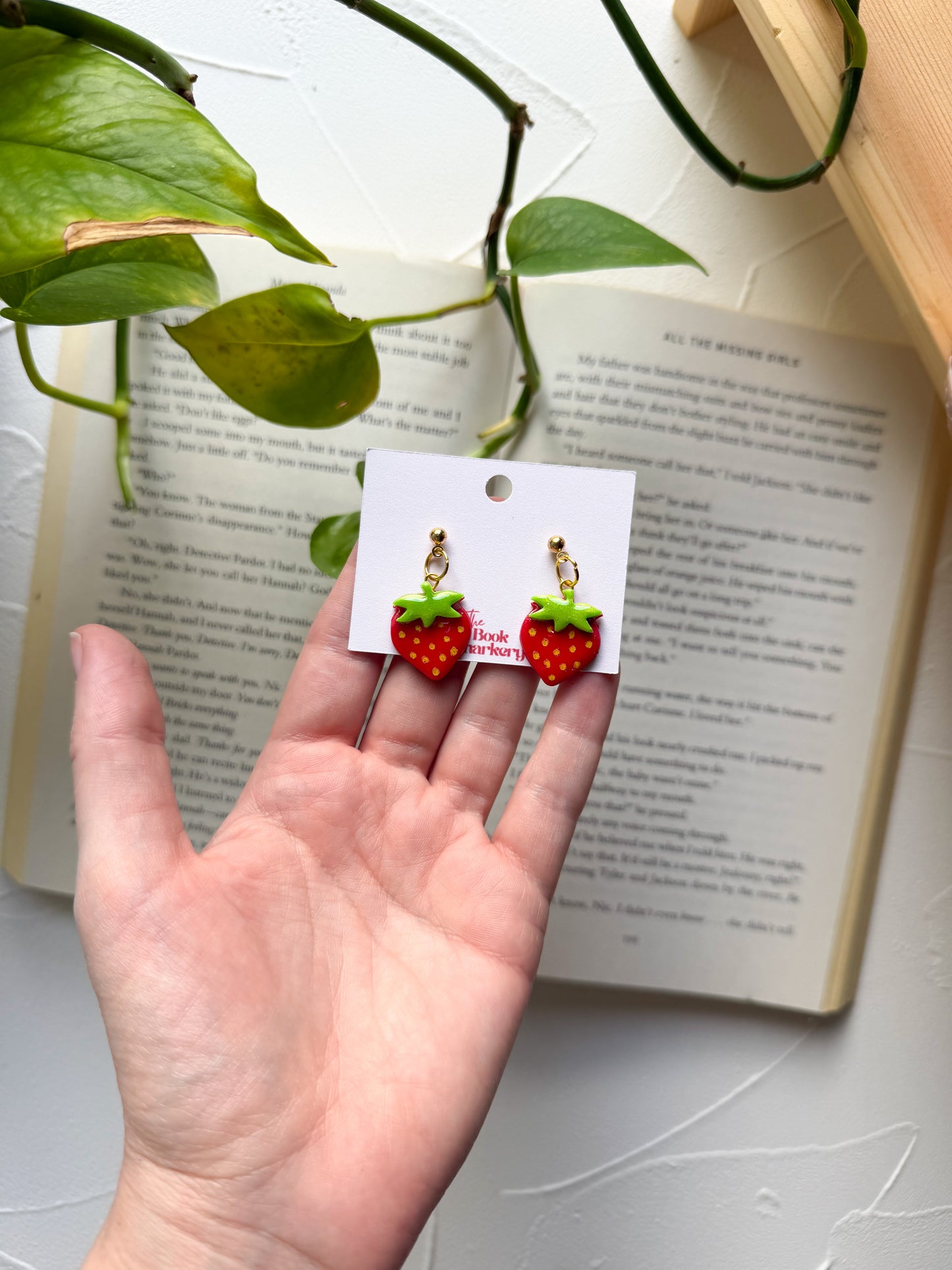 Strawberry Dangle Earrings