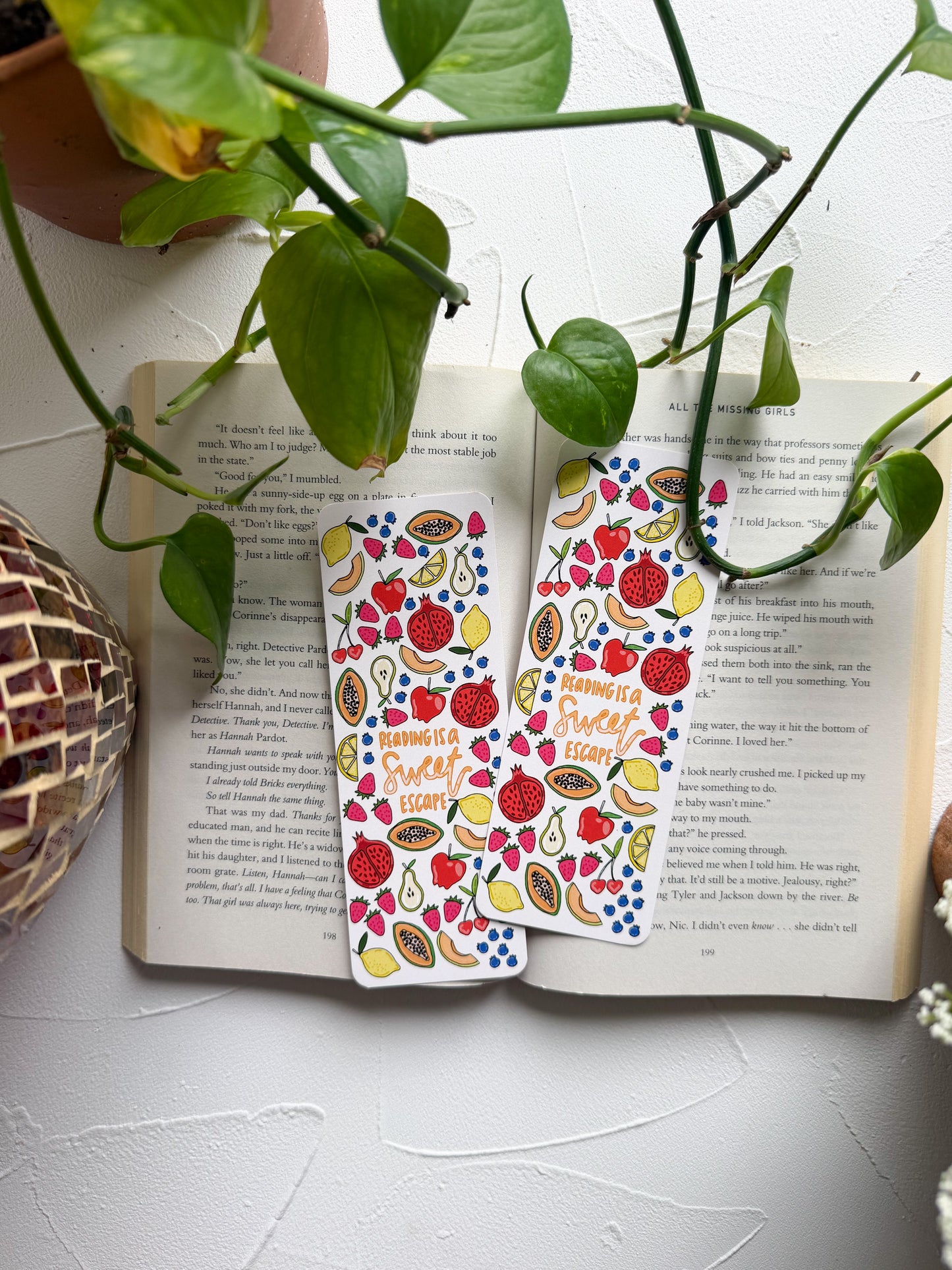Reading Is a Sweet Escape Bookmark