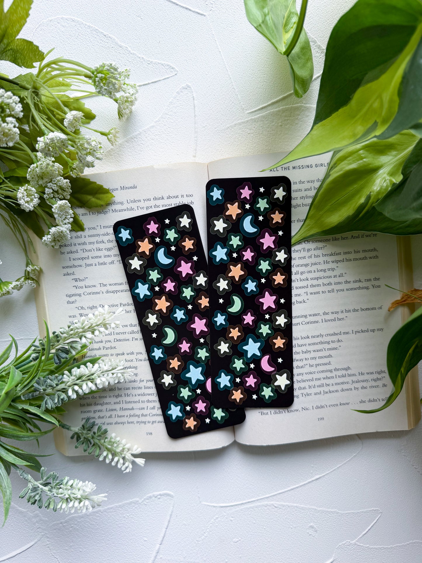 Y2K Glowing Ceiling Galaxy Bookmark