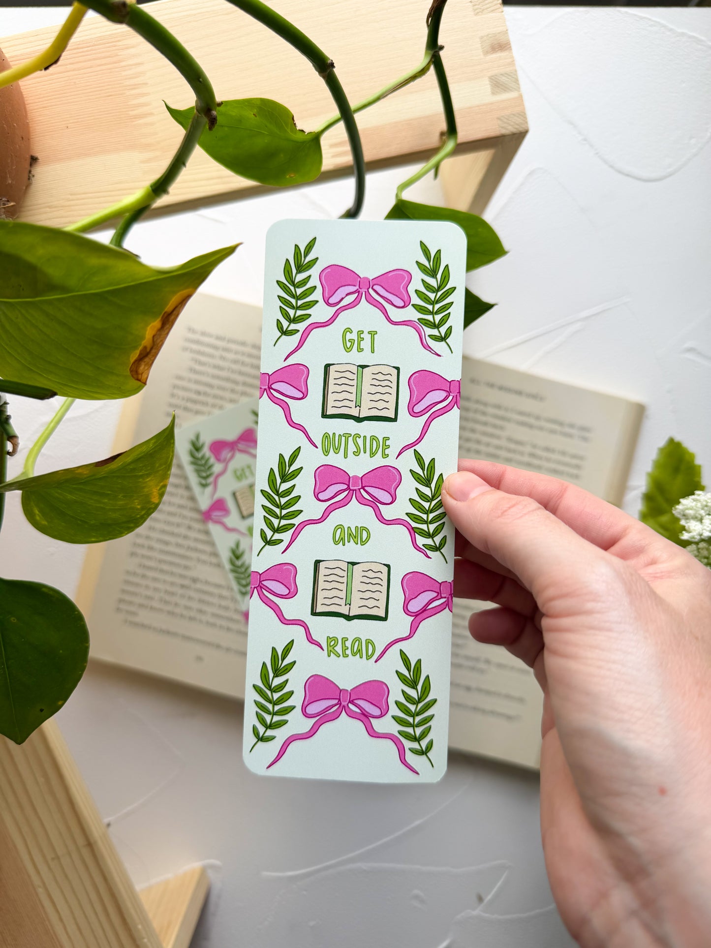 Get Outside and Read Bookmark
