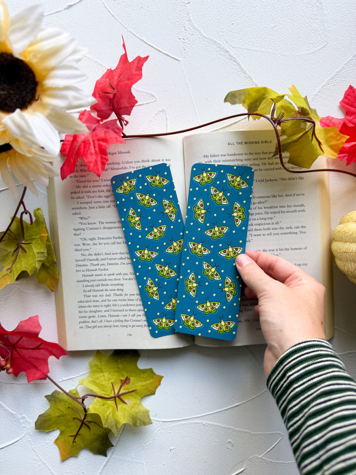 Luna Moth Bookmark