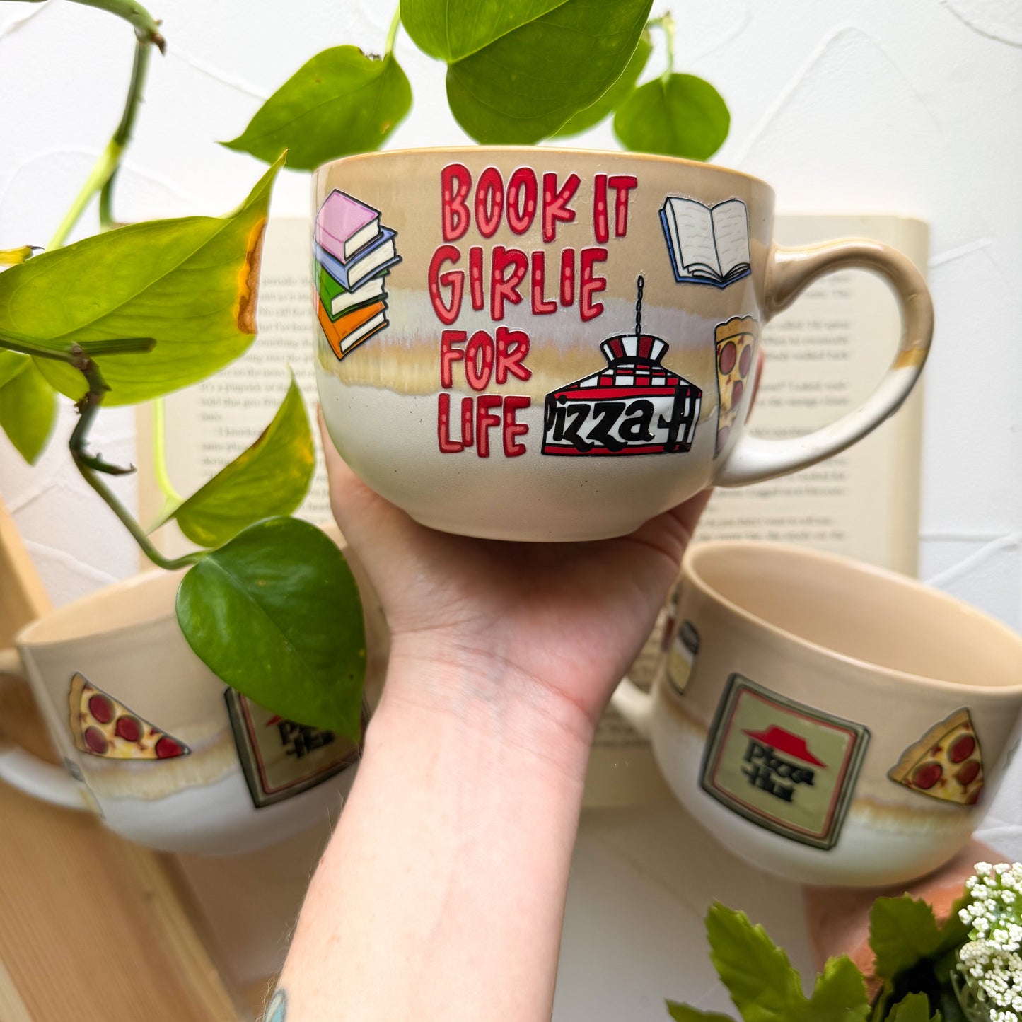 Book It Girlie Mug