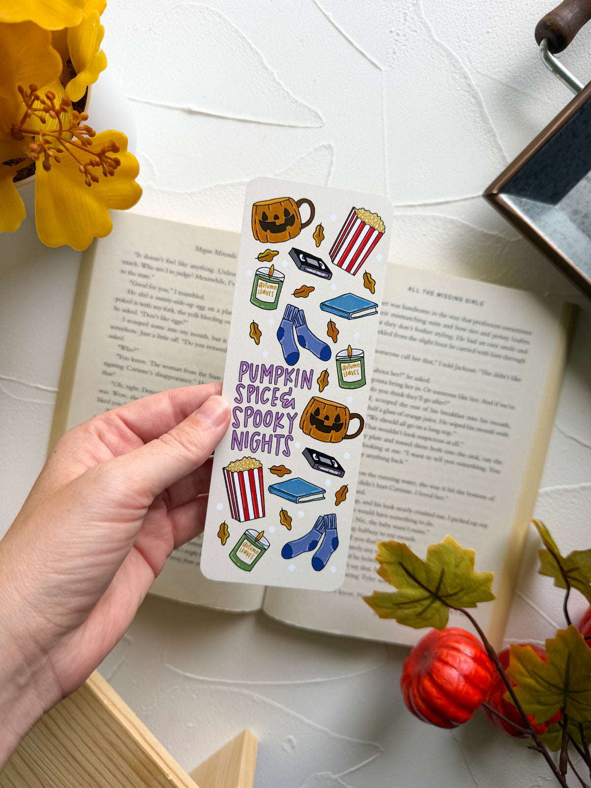 Pumpkin Spice & Spooky Nights Bookmark