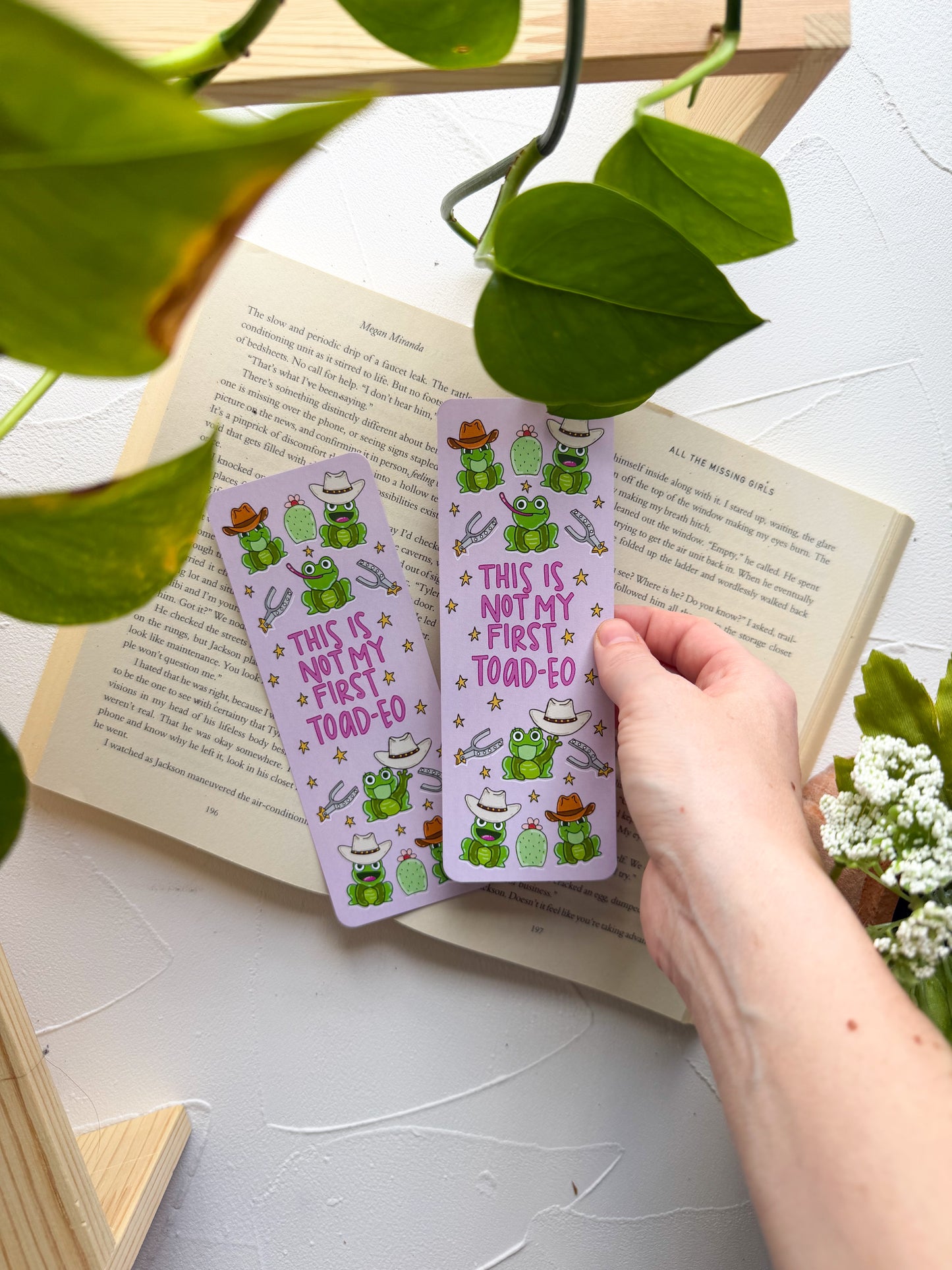 Not My First Toad-eo Bookmark