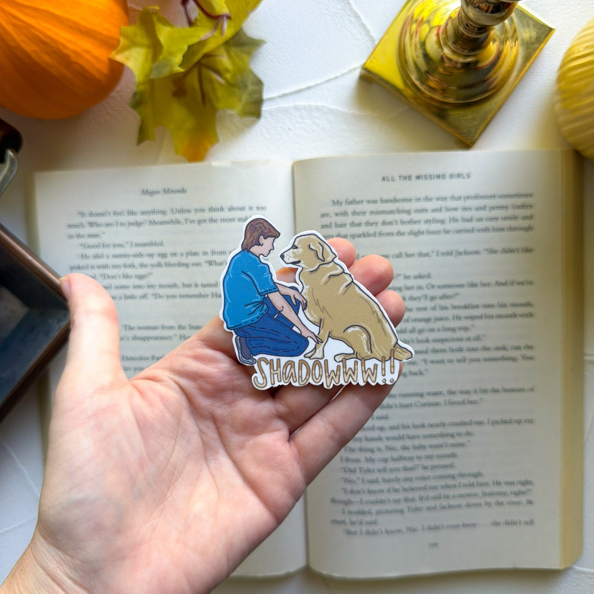 Homeward Bound Peter and Shadow Sticker