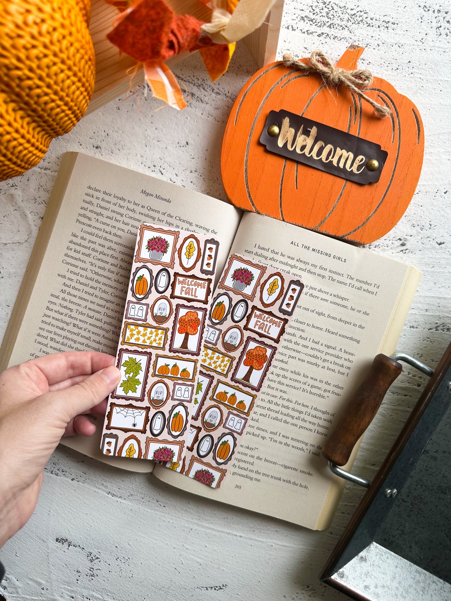 Fall Portrait Wall Bookmark