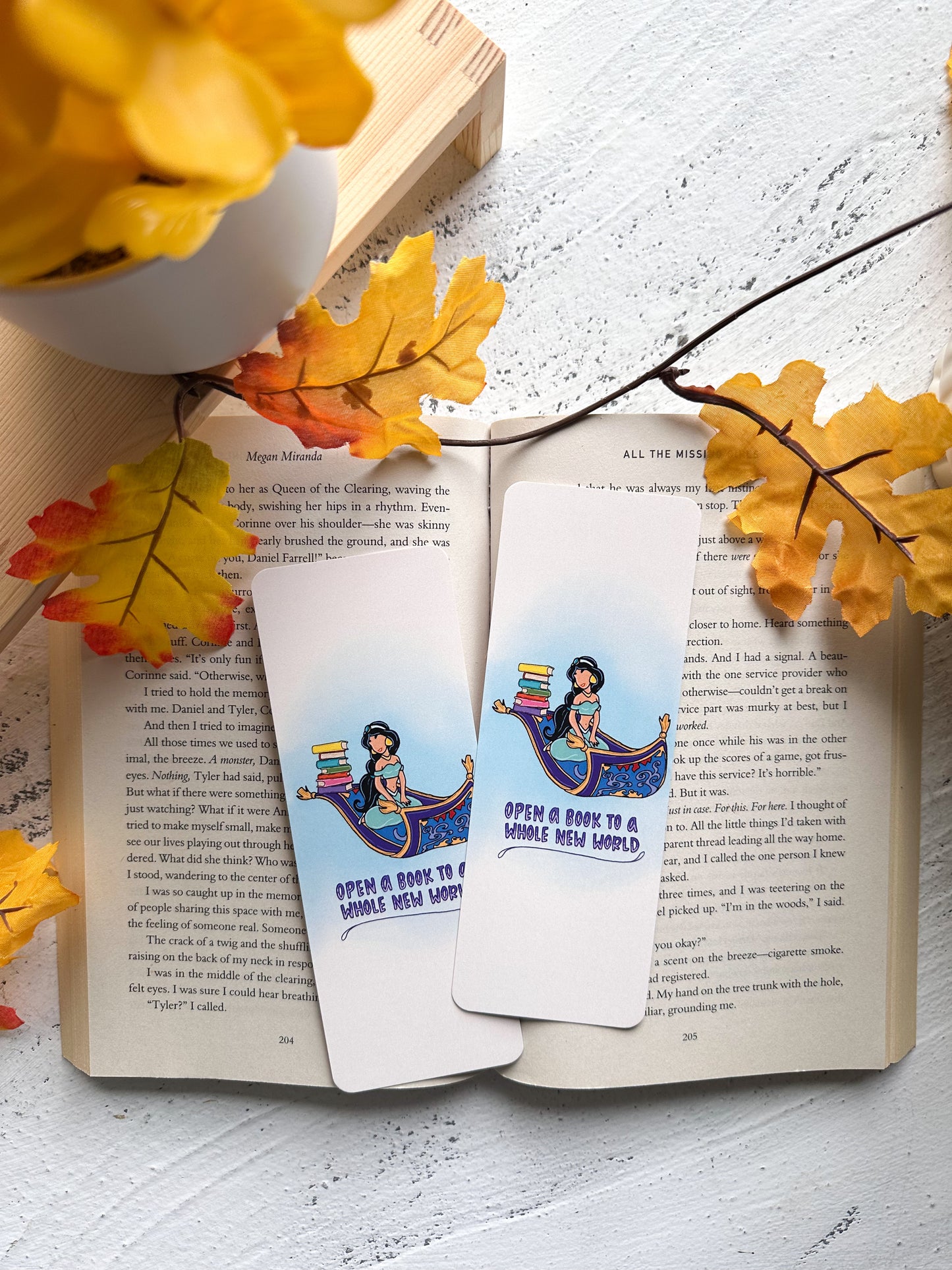 Open a Book to a Whole New World Bookmark