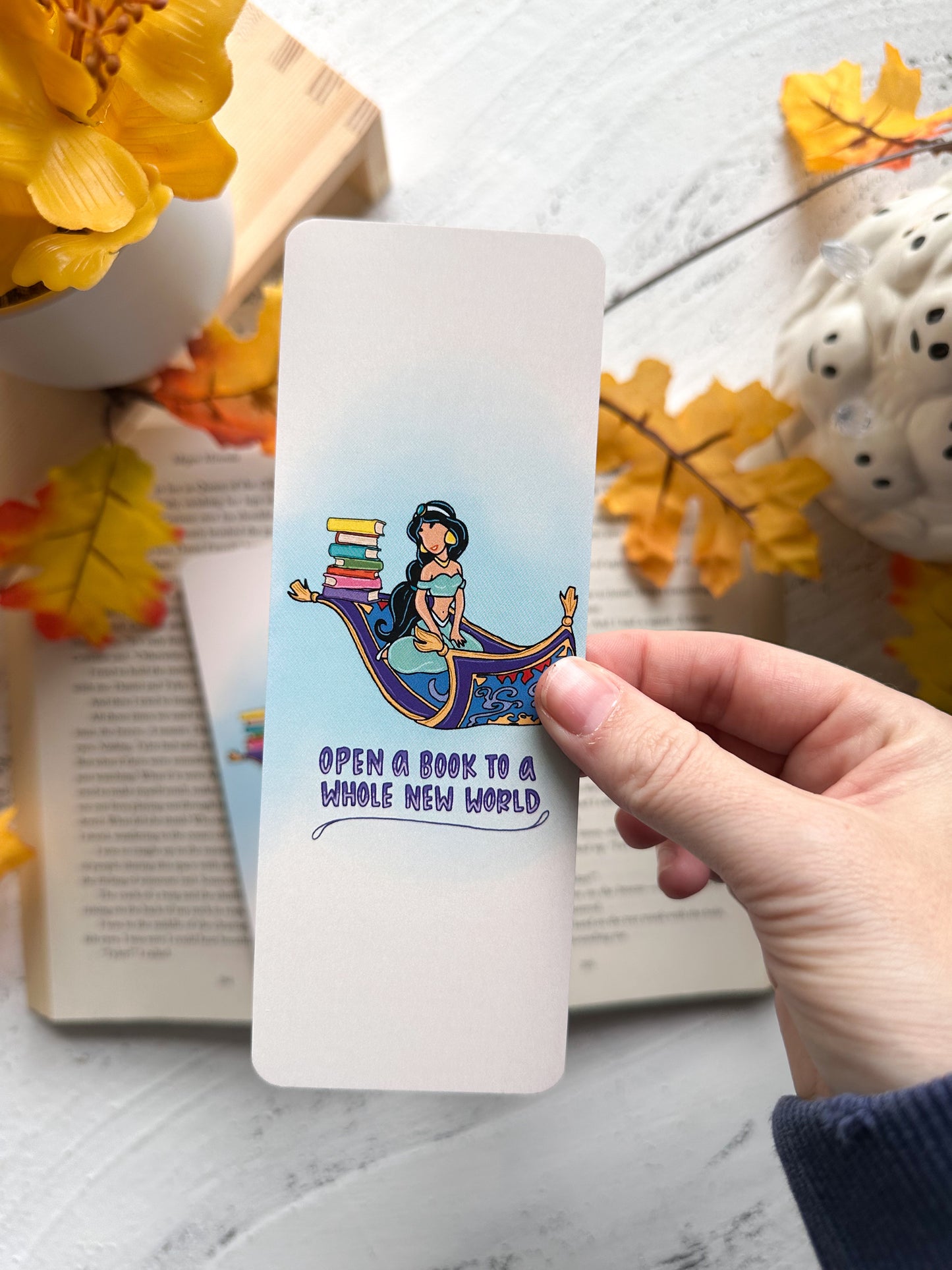 Open a Book to a Whole New World Bookmark