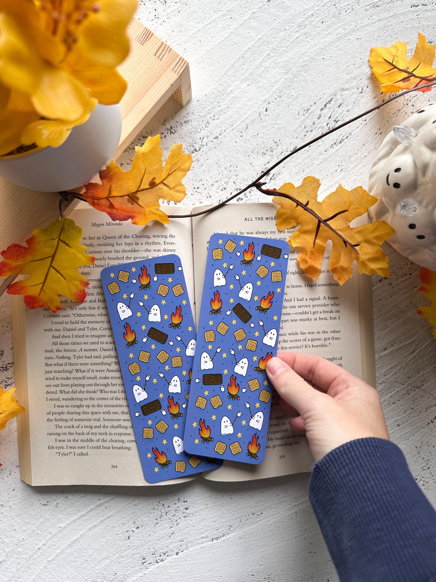 Spooky S'mores Double Sided Bookmark