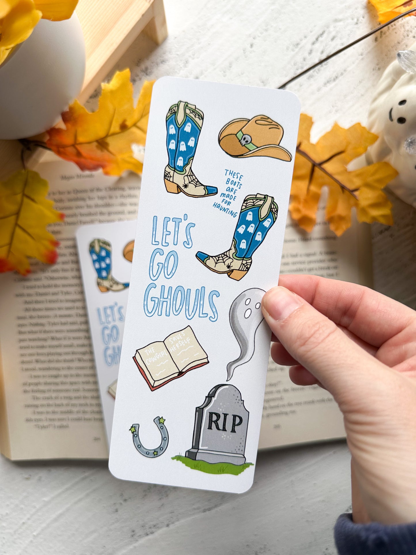 Let's Go Ghouls Bookmark