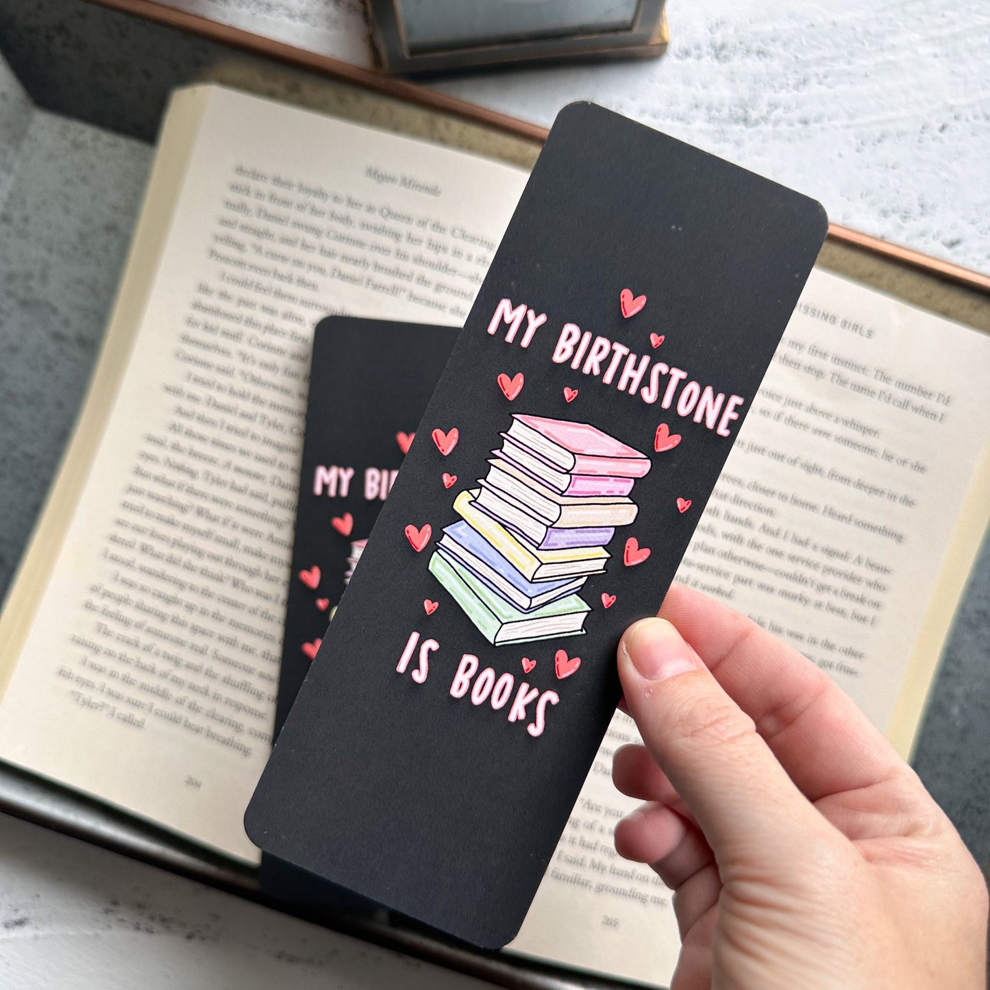 My Birthstone is Books Bookmark