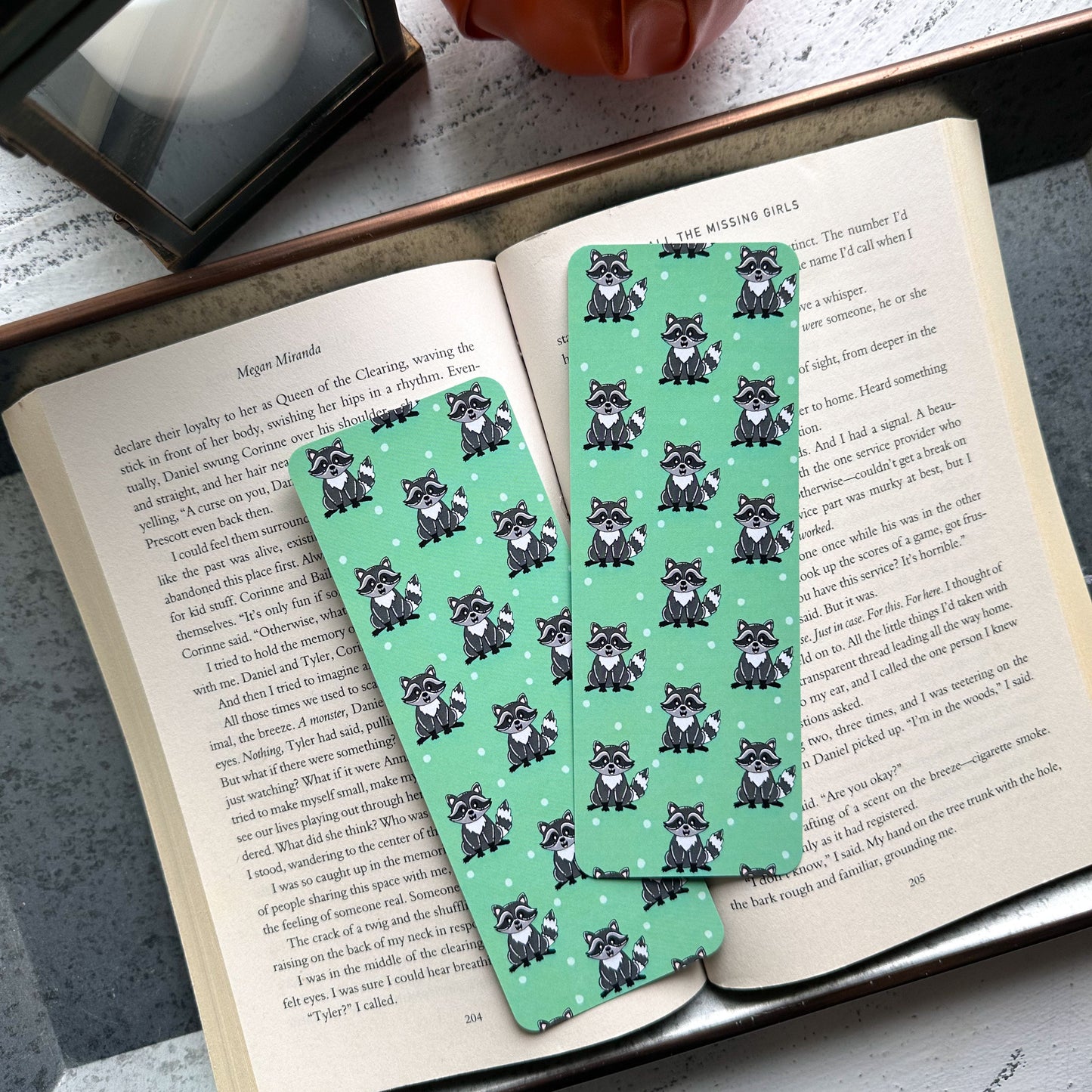 Raccoon Bookmark