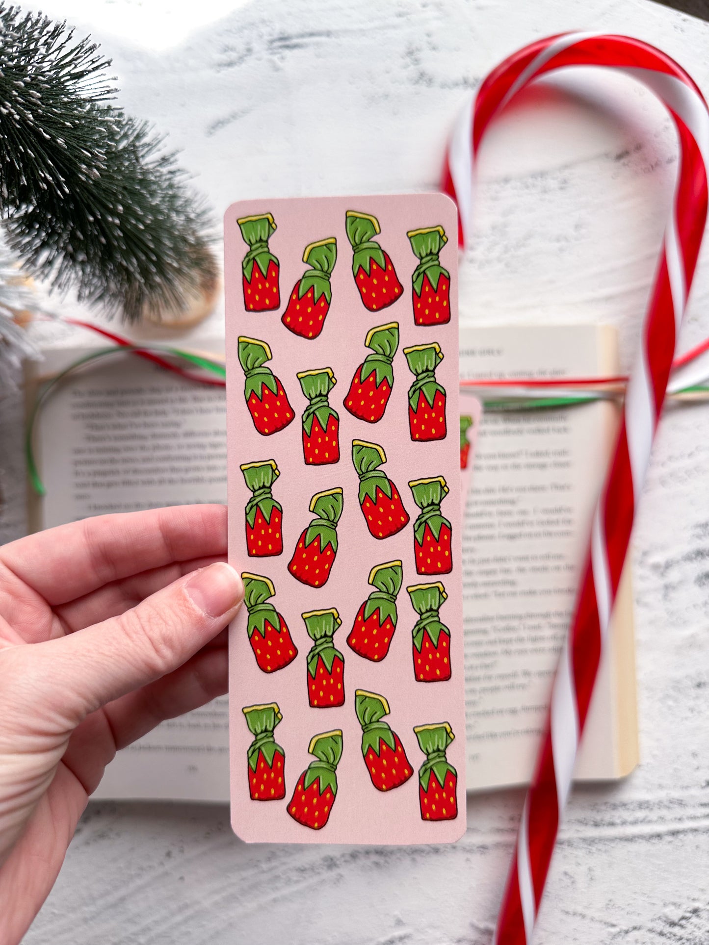 Old Fashioned Strawberry Candy Bookmark