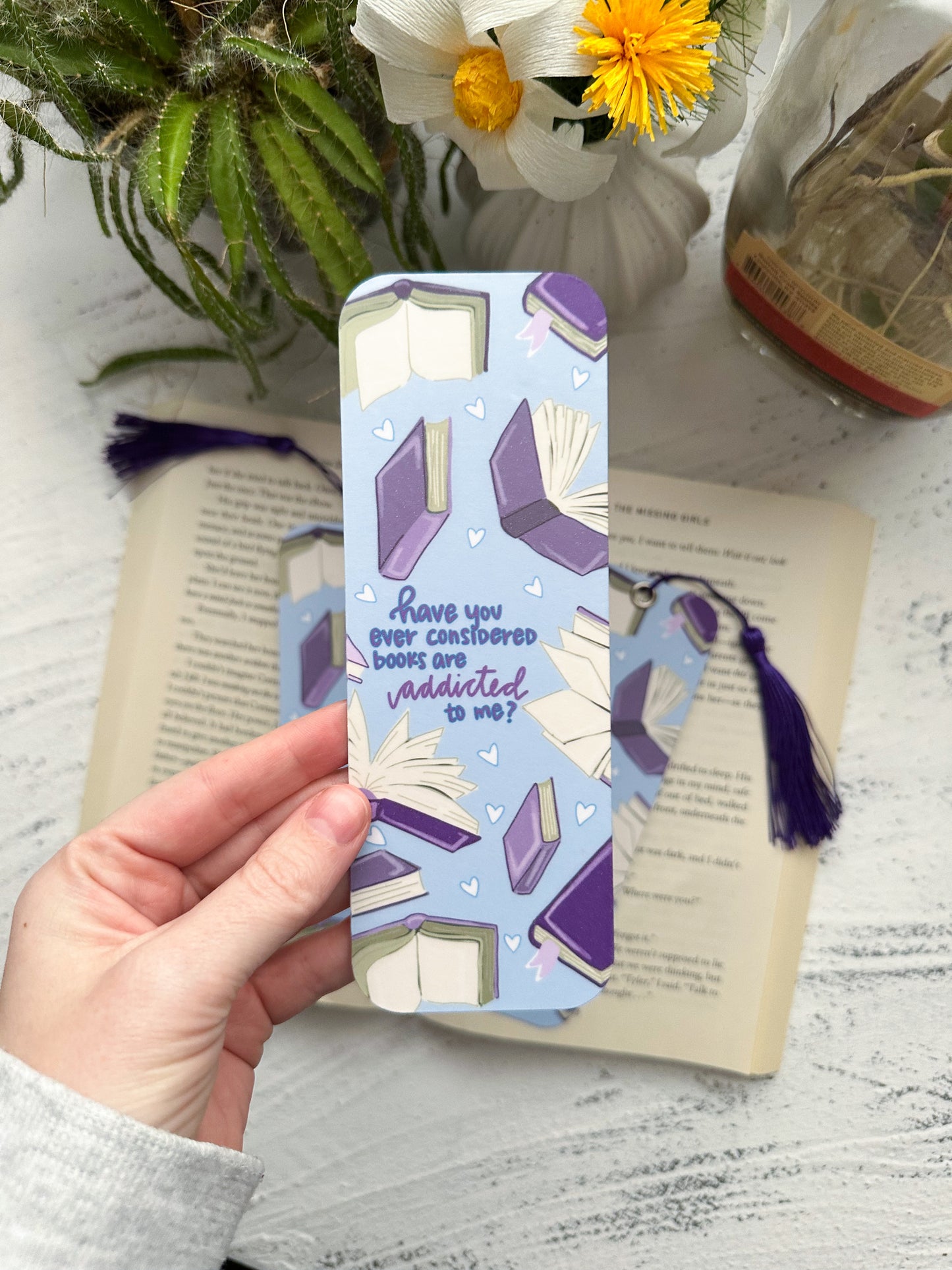 Book Addiction Bookmark