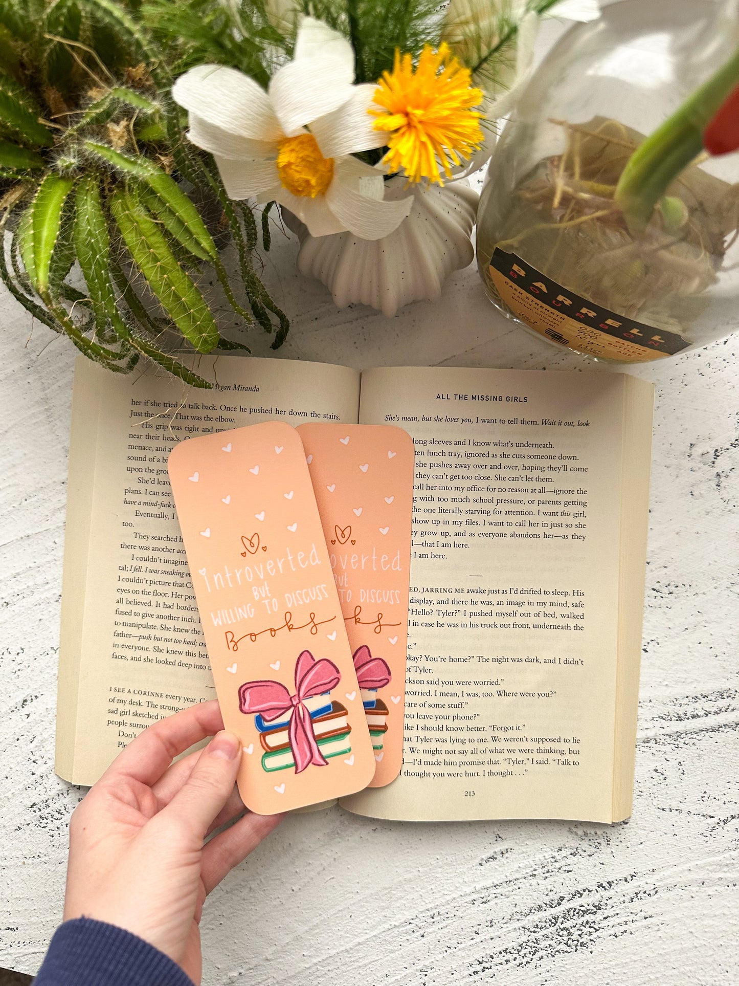 Introverted but willing to discuss books bookmark