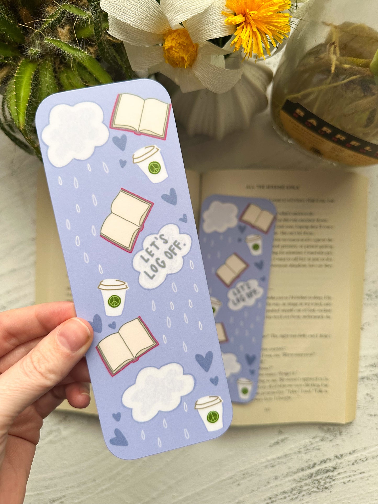 Let's Log Off Bookmark