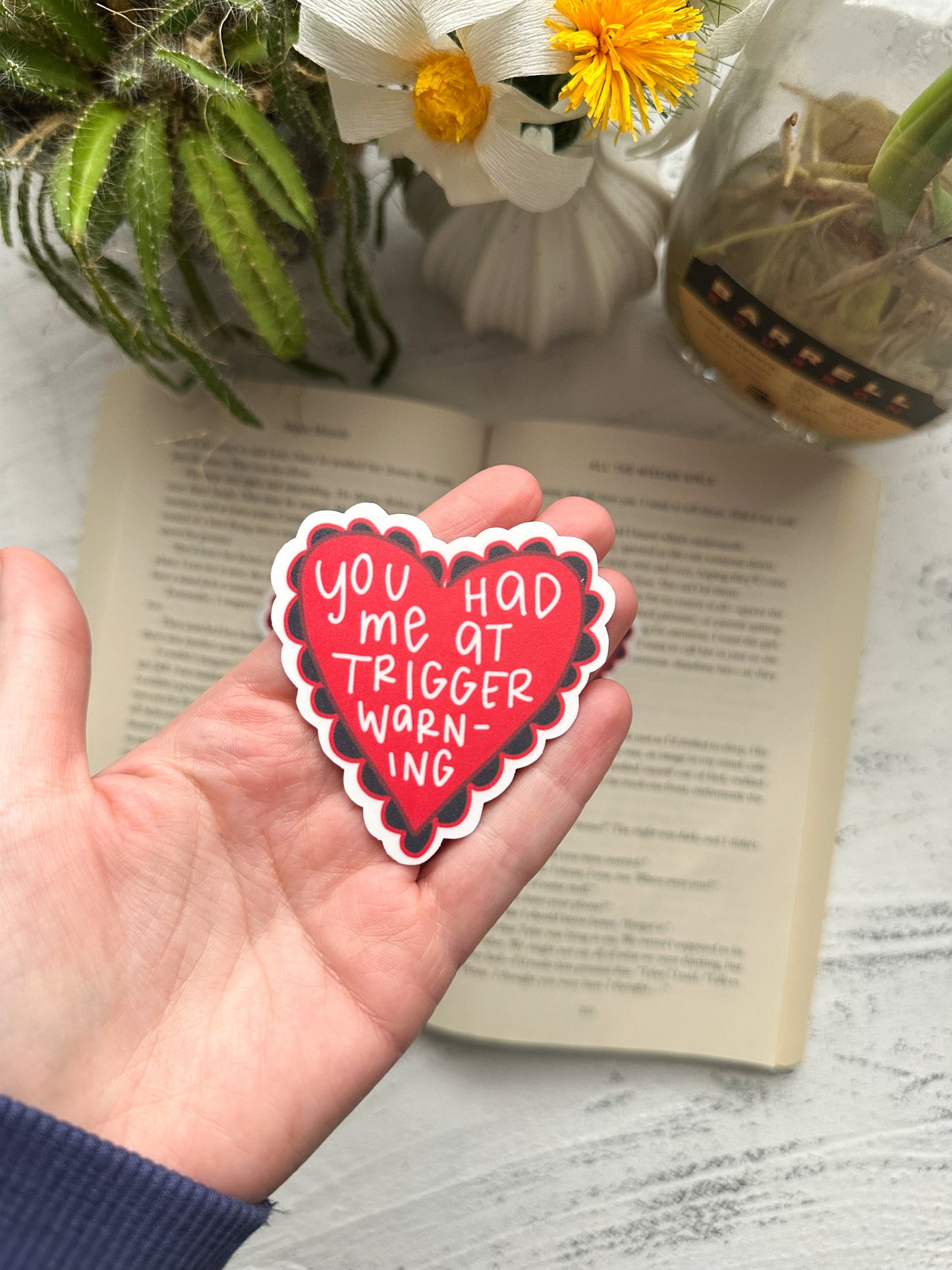 You had me at Trigger Warning sticker