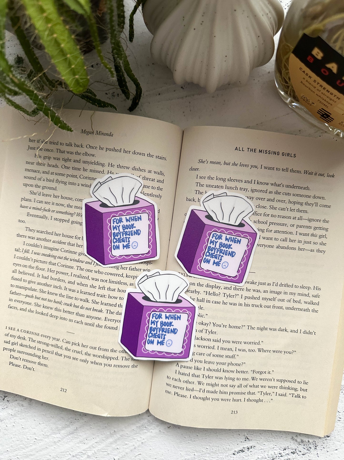 Book Bf tissues sticker