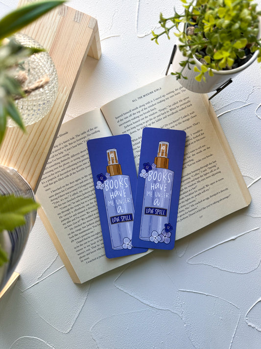 Books Have Me Under a Love Spell Nostalgic Bookmark