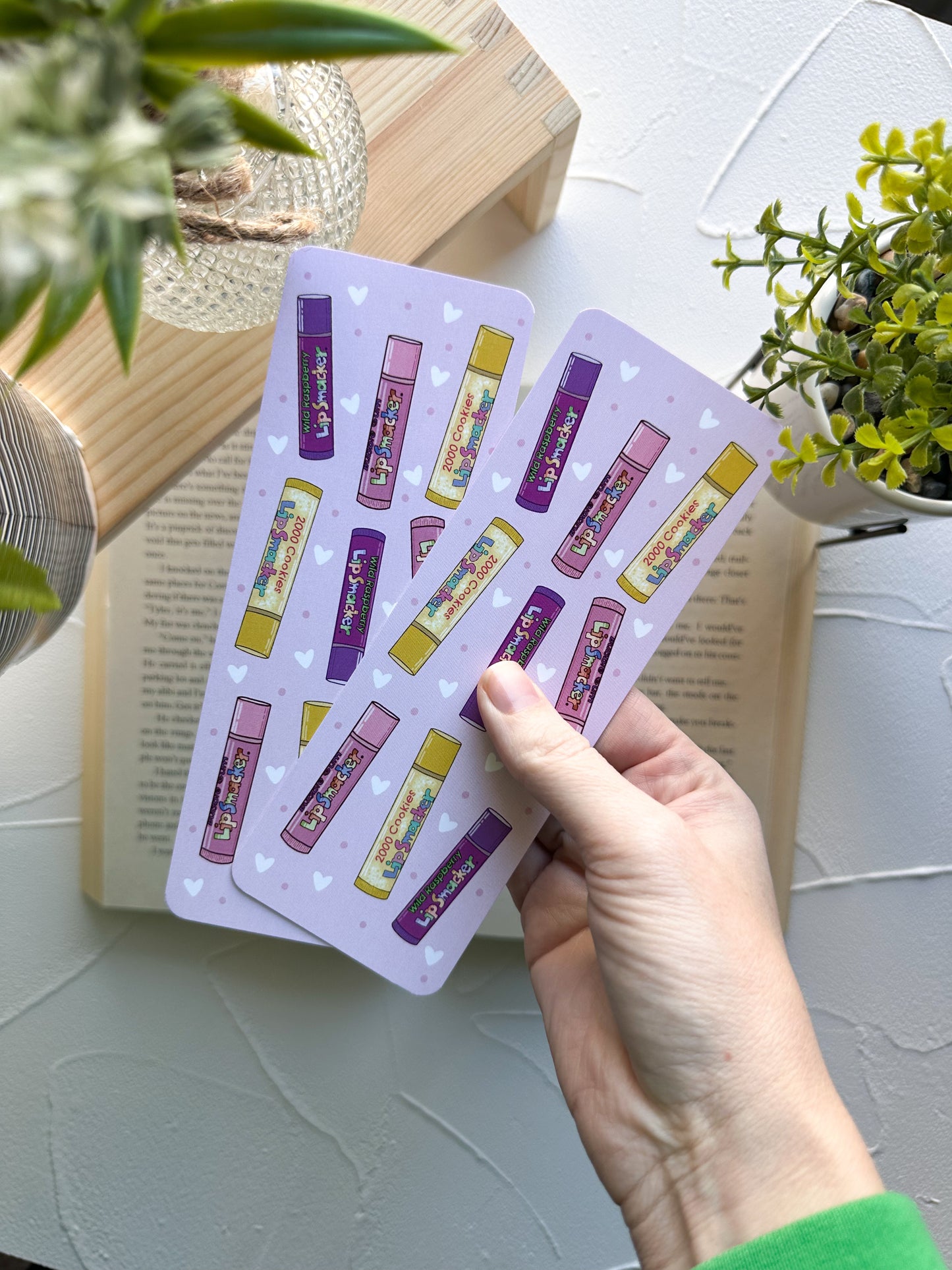 Y2K Lip Smackers Nostalgic Bookmark