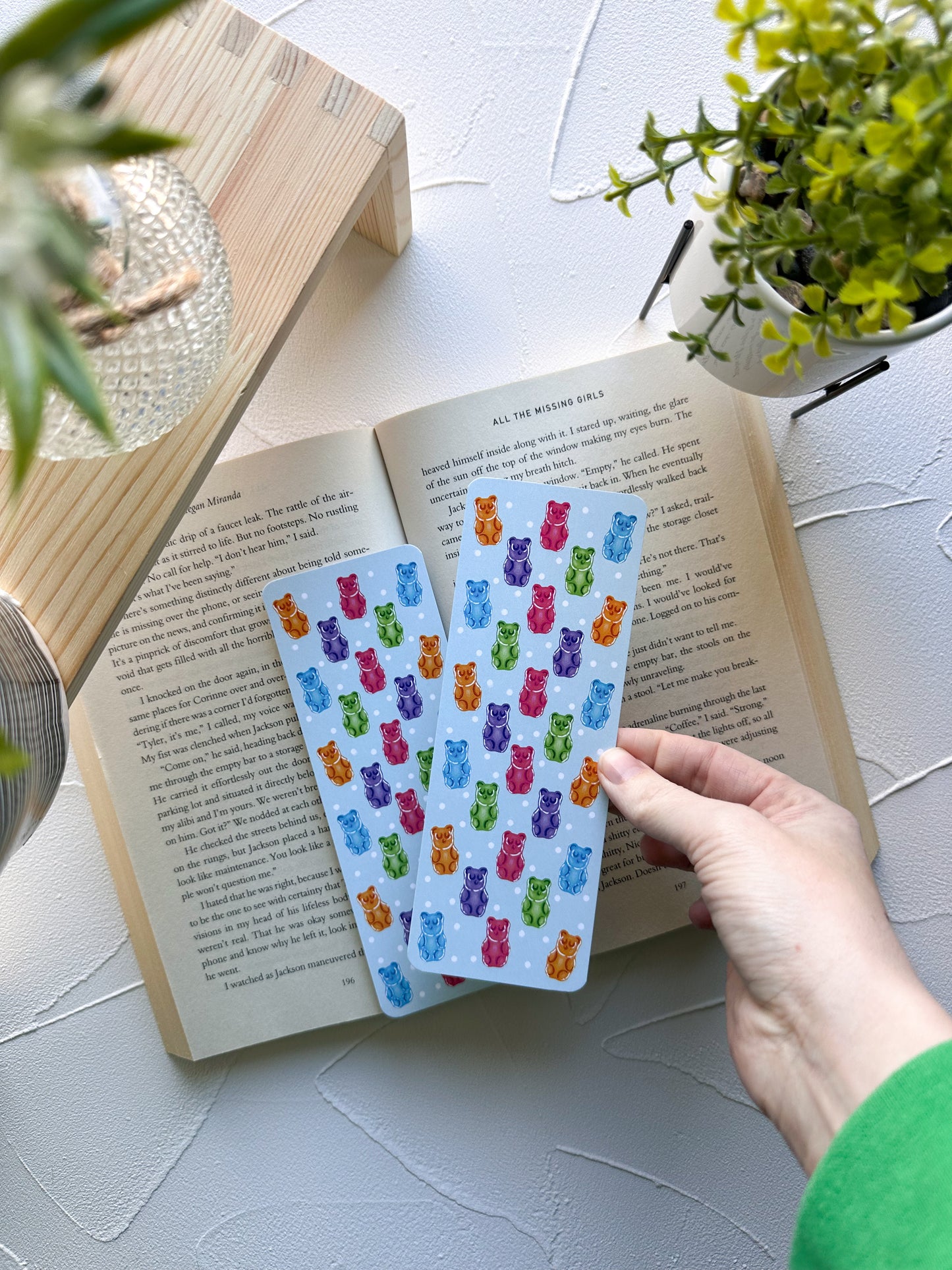 Neon Gummy Bears Bookmark
