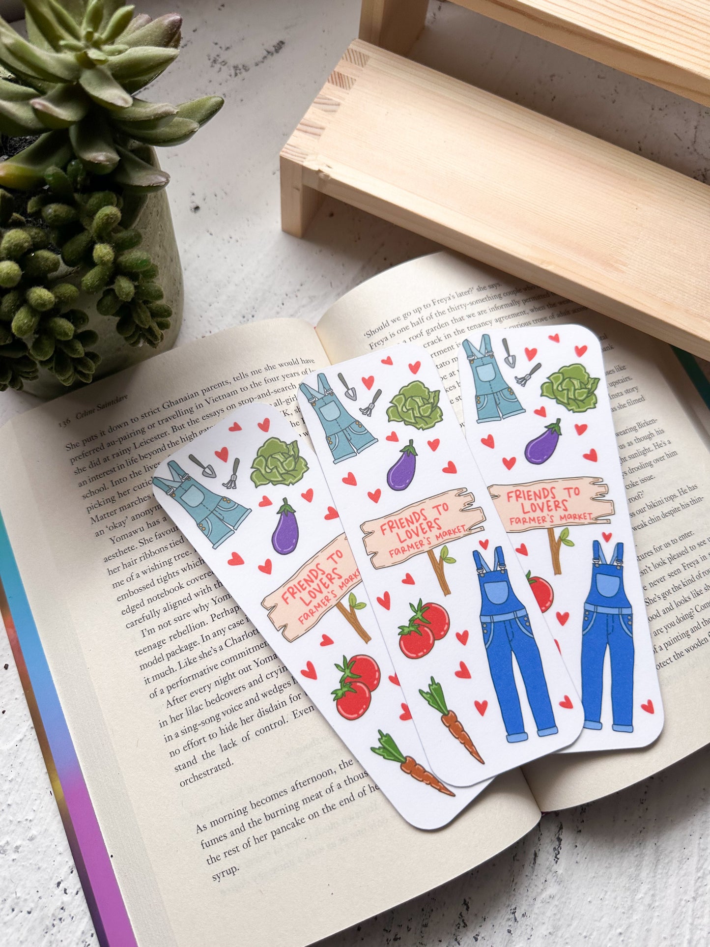 Friends to Lovers Farmer's Market Bookmark
