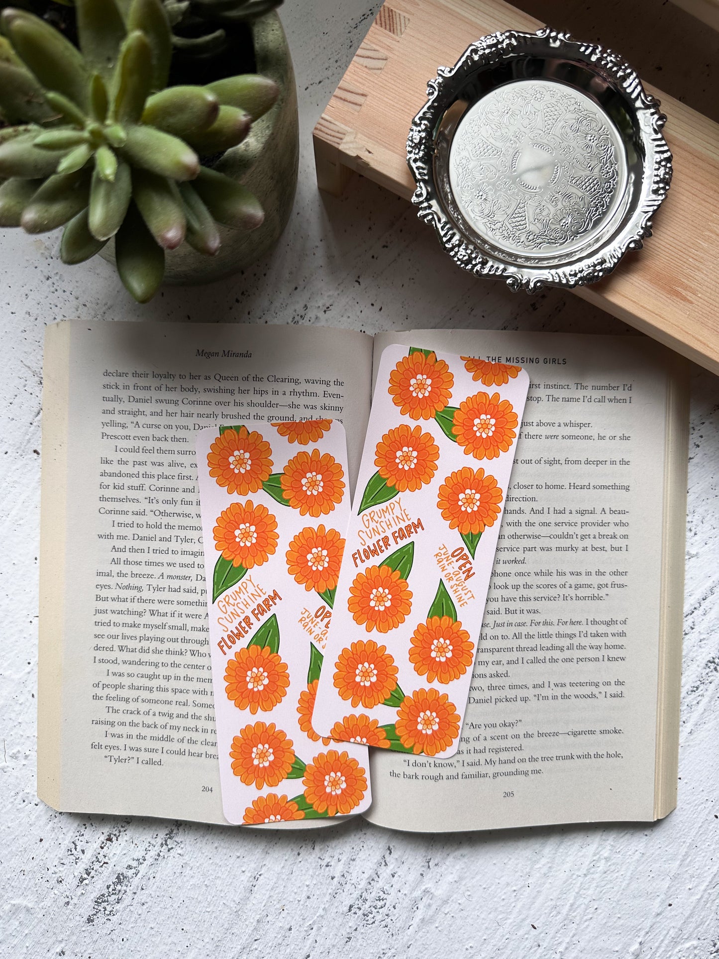 Grumpy Sunshine Flower Farm Bookmark