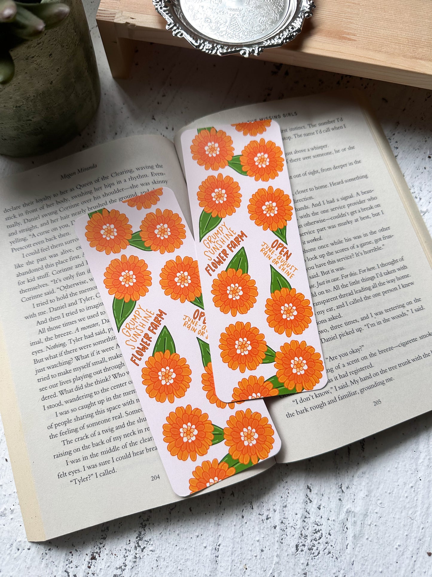 Grumpy Sunshine Flower Farm Bookmark