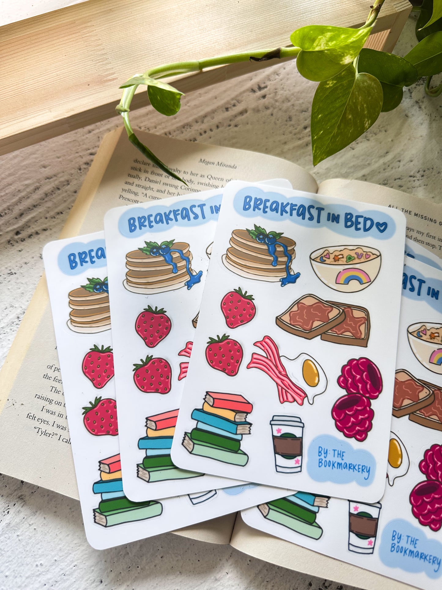 SALE Breakfast In Bed Sticker Sheet
