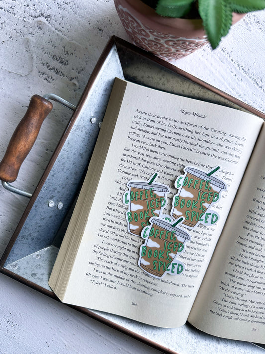 coffee and books vinyl sticker