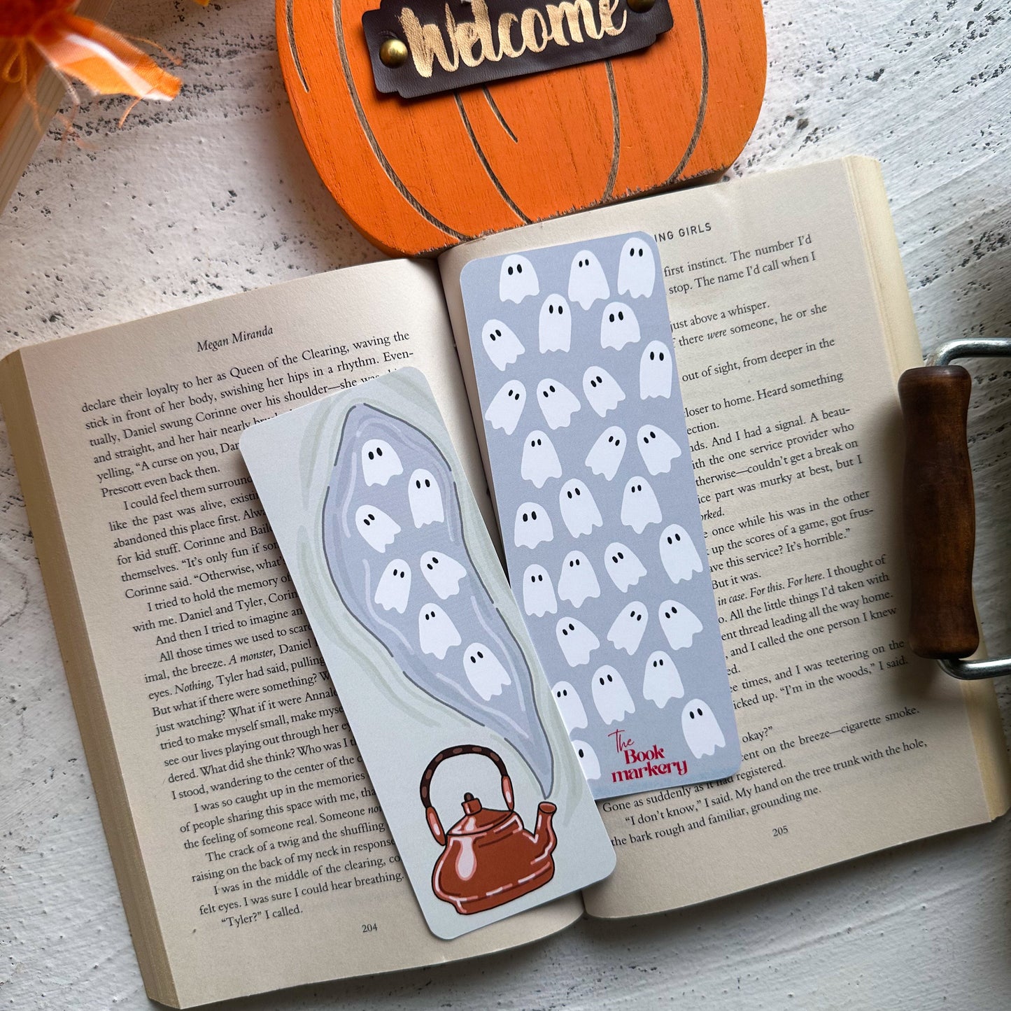 Haunted Kettle Double Sided Bookmark