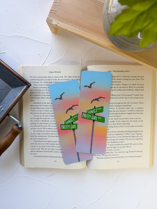 SALE Pretty Girl Avenue Bookmark