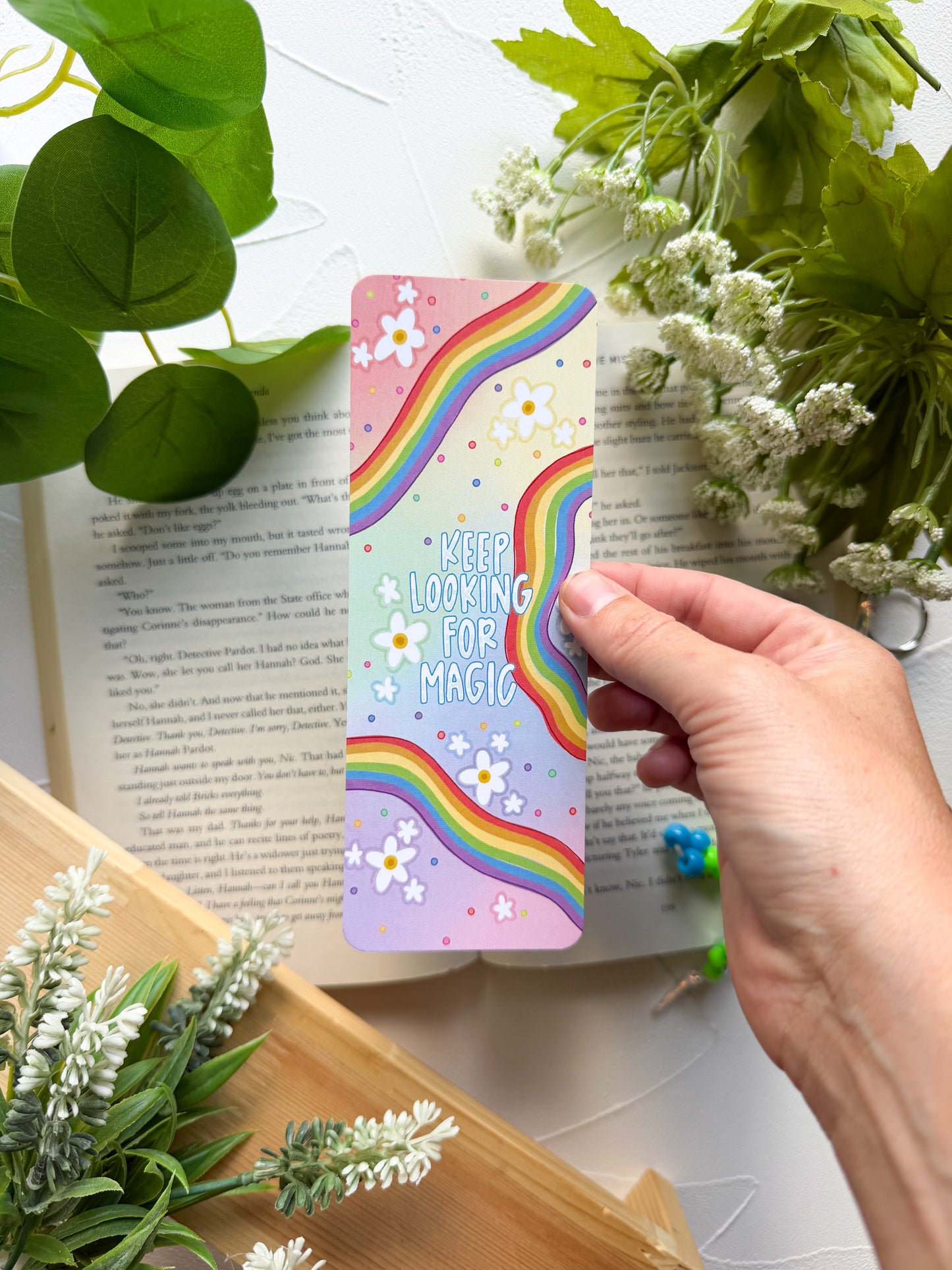 Keep Looking For Magic Bookmark