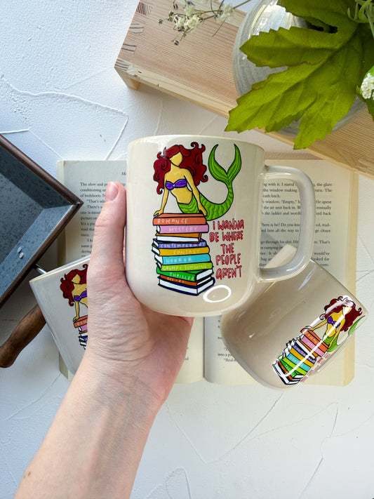 I Want To Be Where The People Aren't Mug