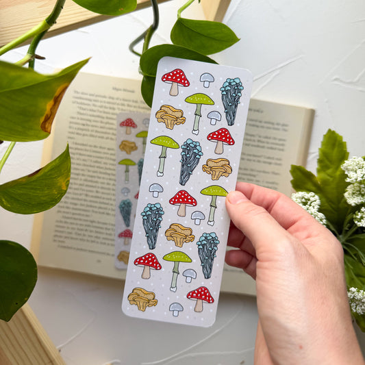 Spring Mushrooms Bookmark