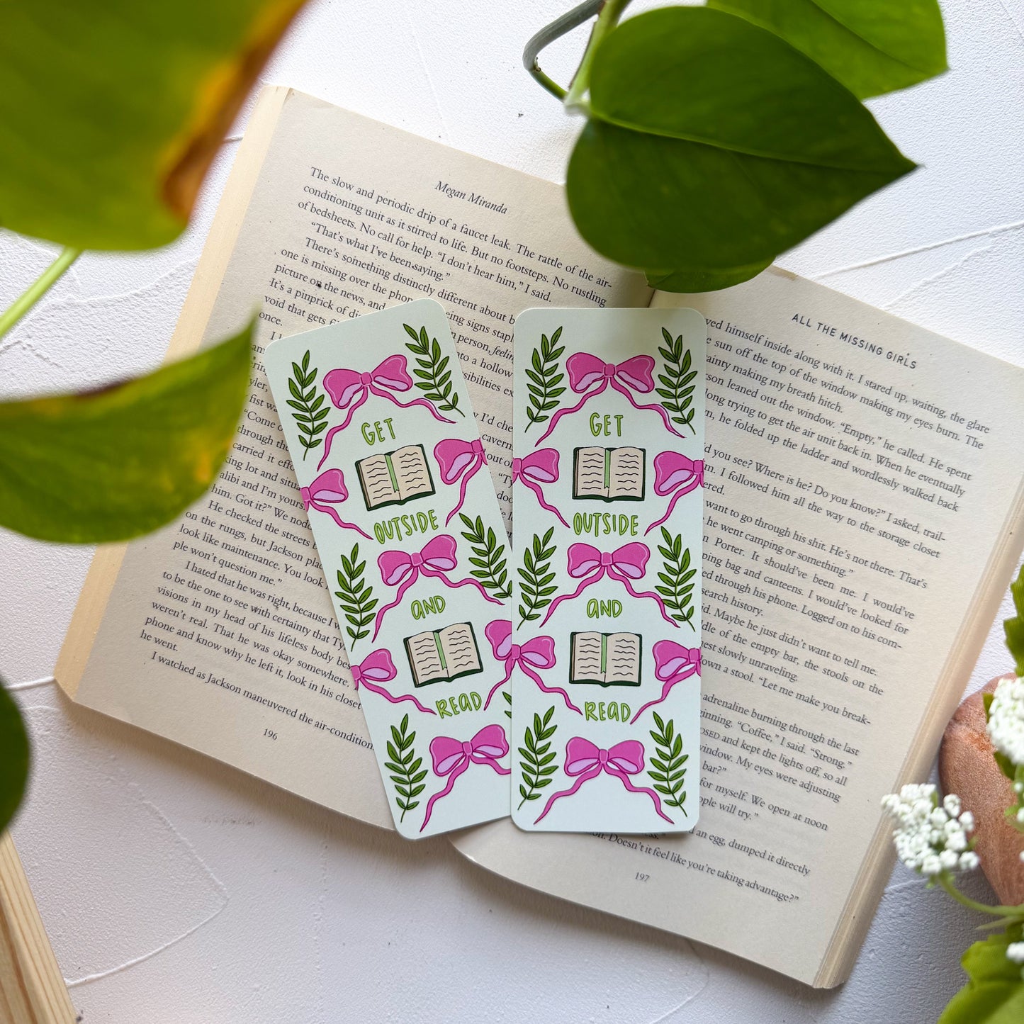 Get Outside and Read Bookmark