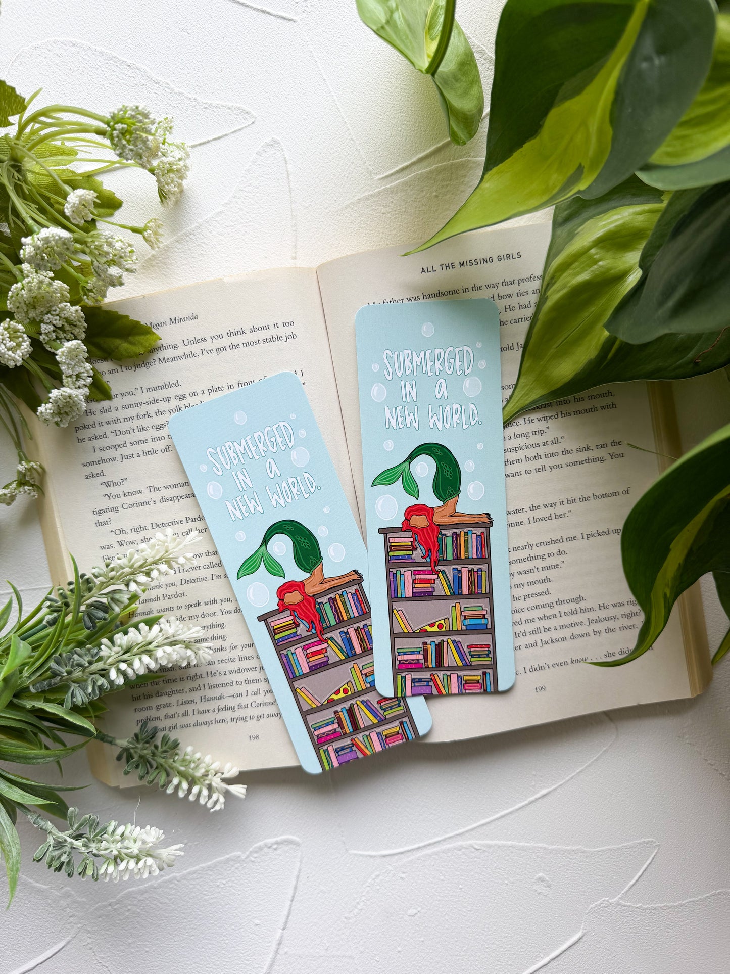 Book Mermaid Bookmark