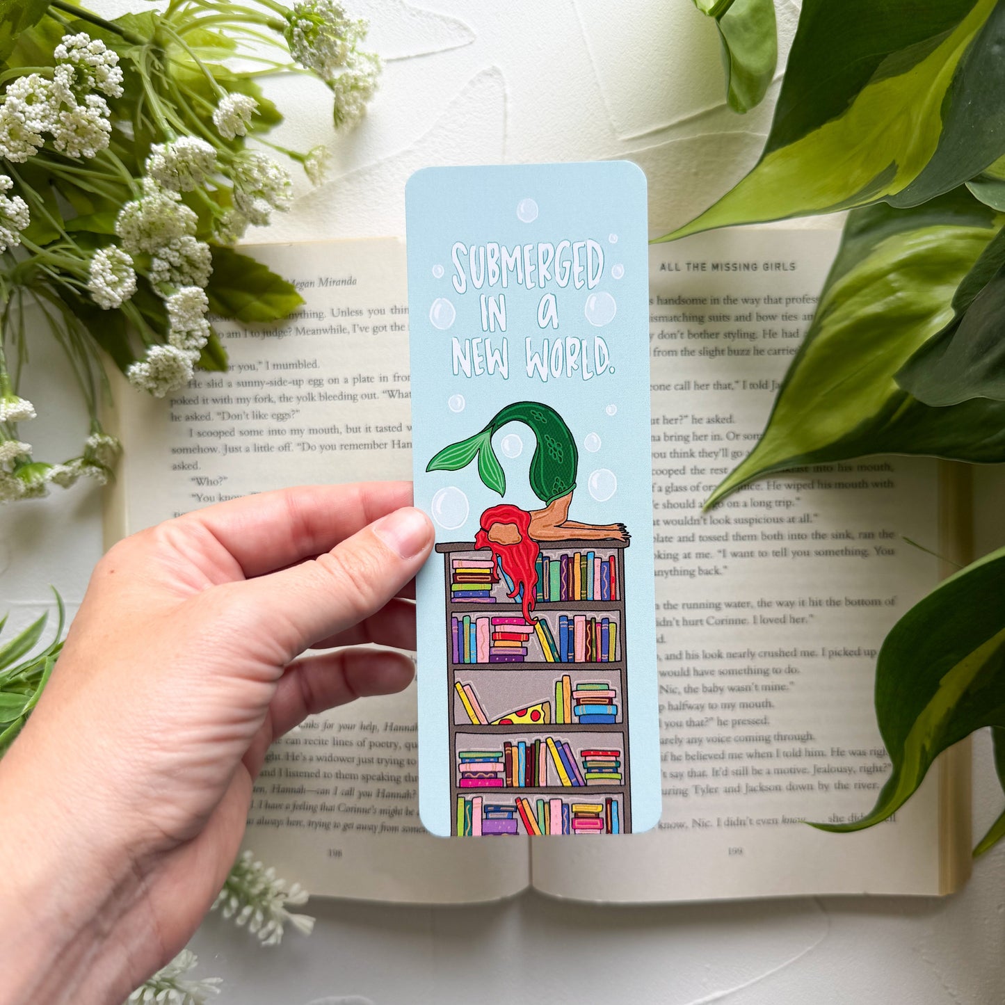 Book Mermaid Bookmark
