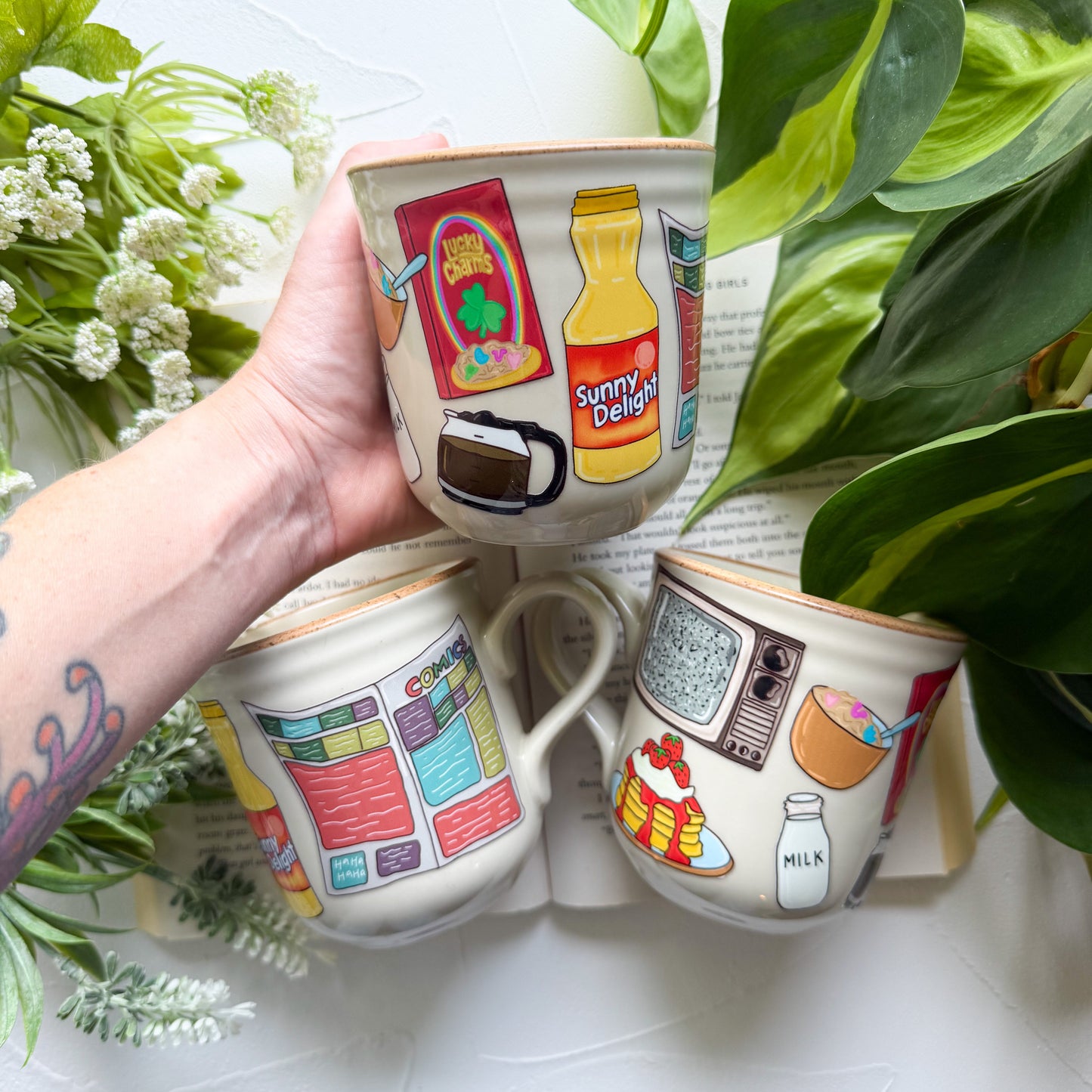 Saturday Morning 1999 Vintage Mugs