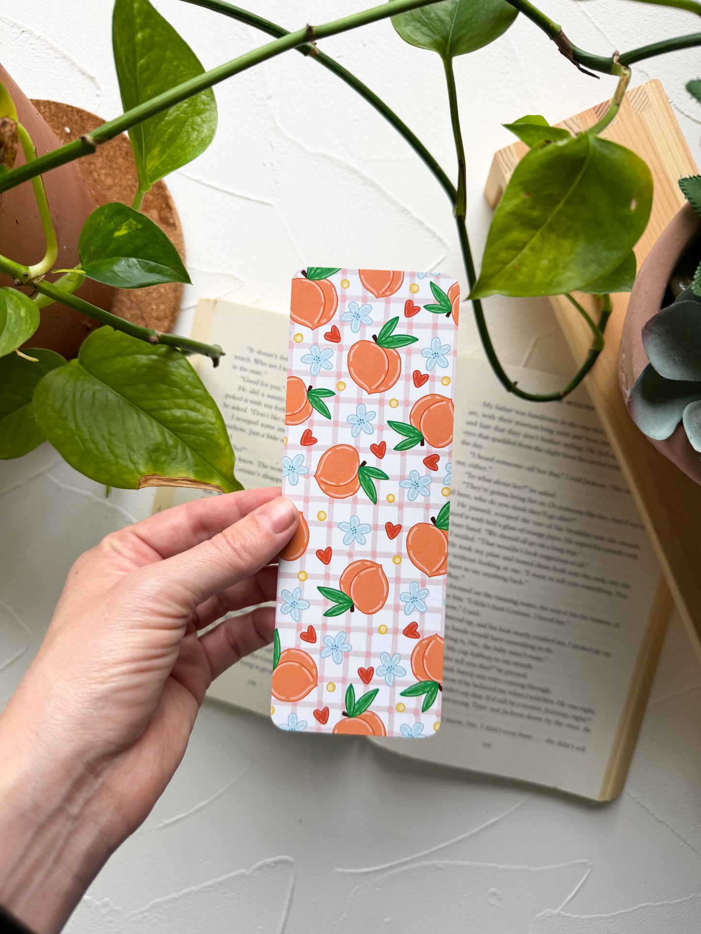 Summer Peaches Bookmark