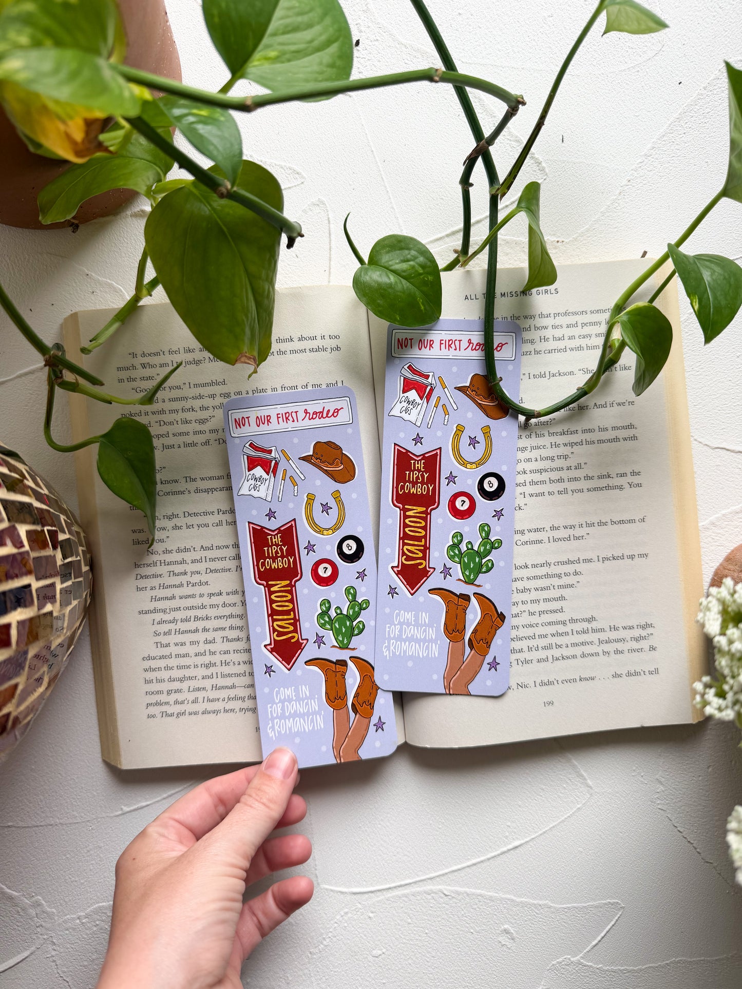 Tipsy Cowboy Bookmark
