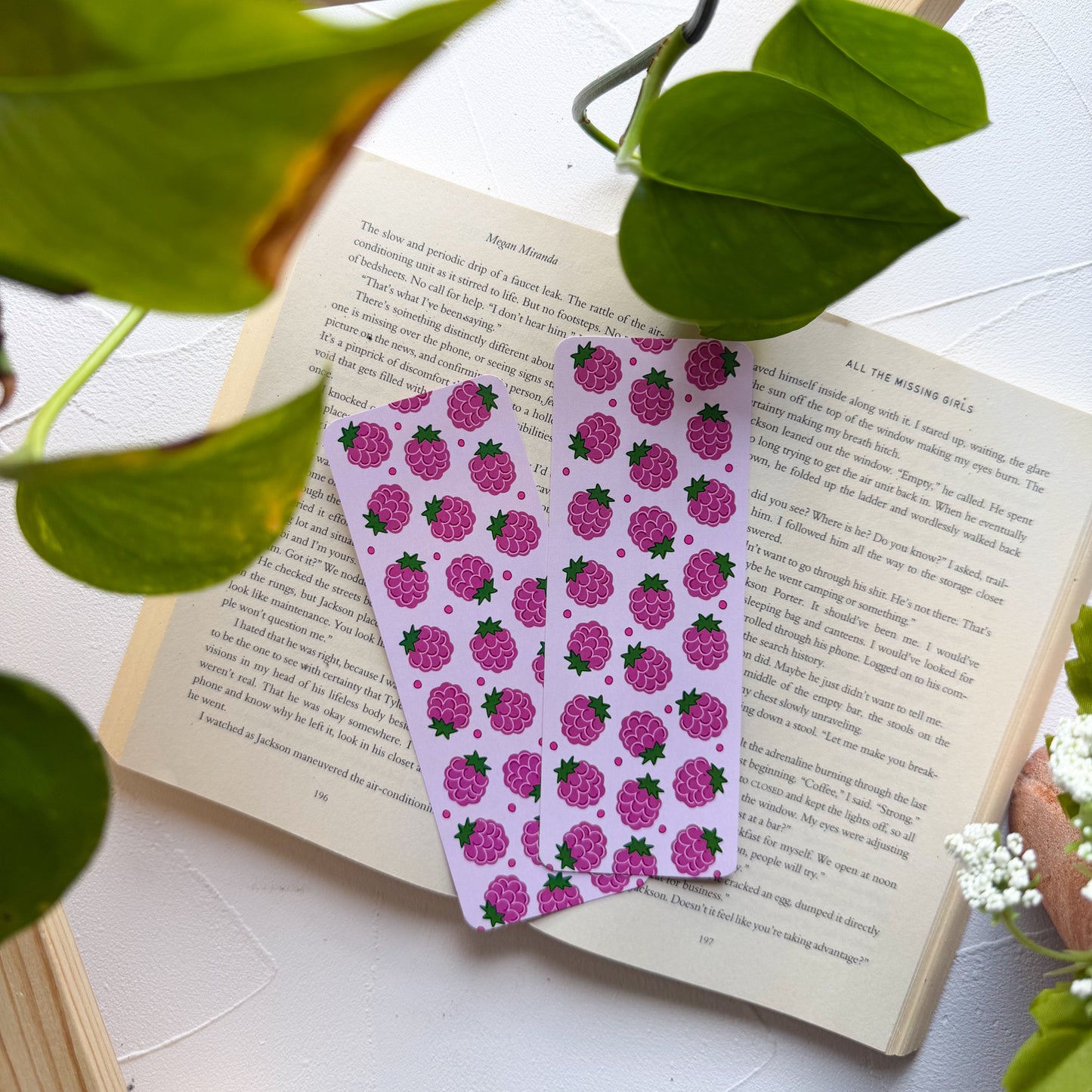 Ripe Raspberry Bookmark